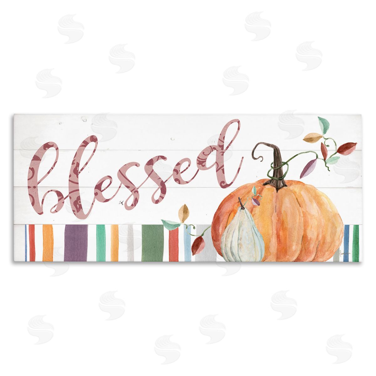 Livi Finn Blessed Striped Festive Pumpkin