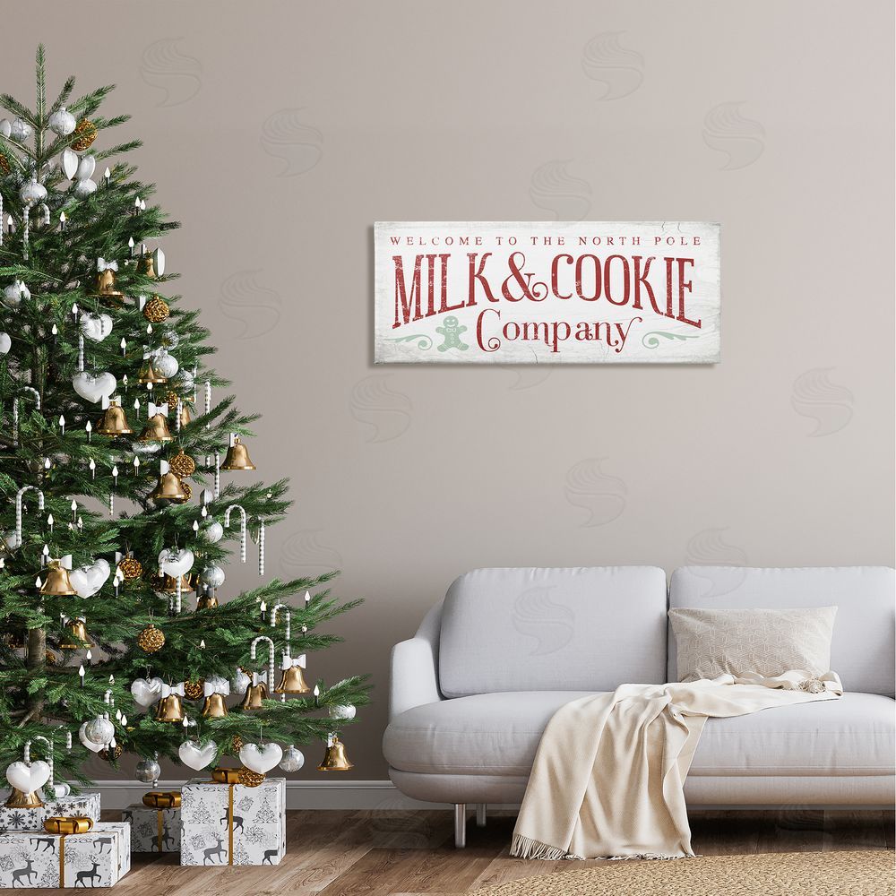 Stupell Studio Milk & Cookie Company Sign