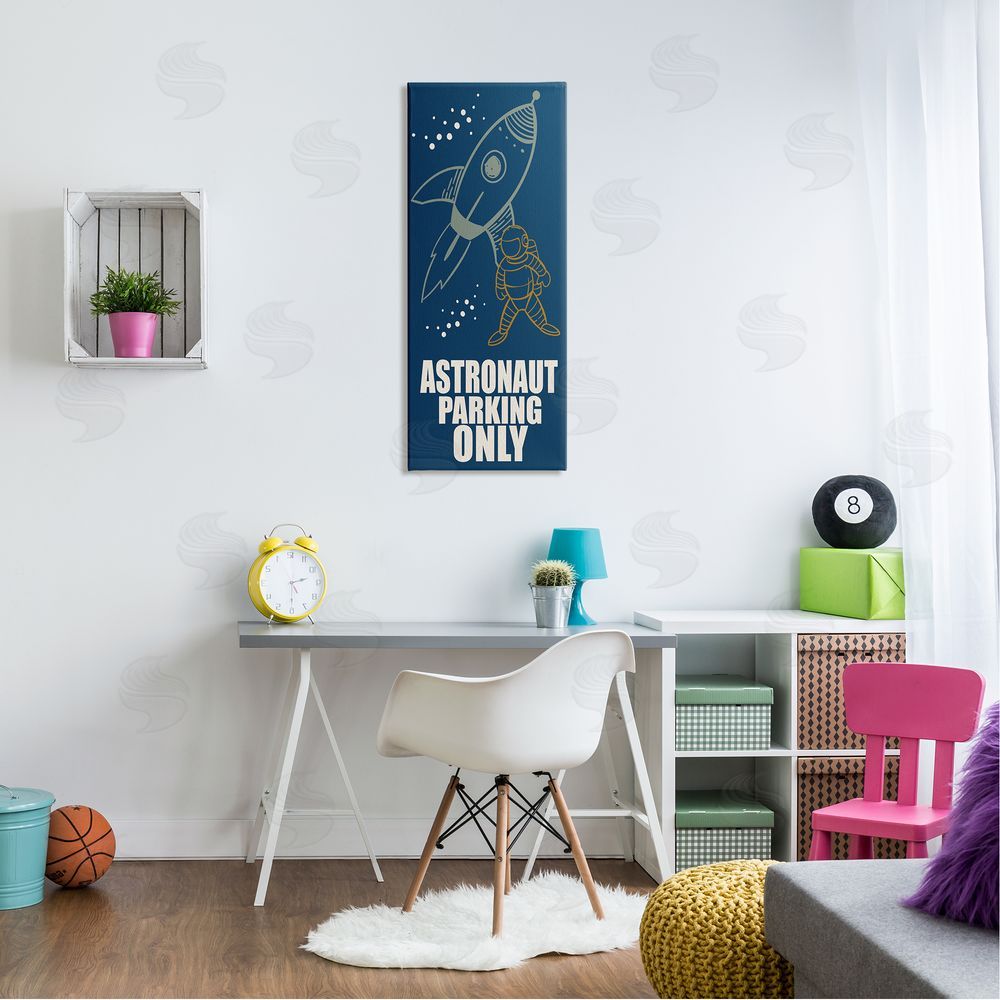 Kim Allen Astronaut Parking Only Rocket