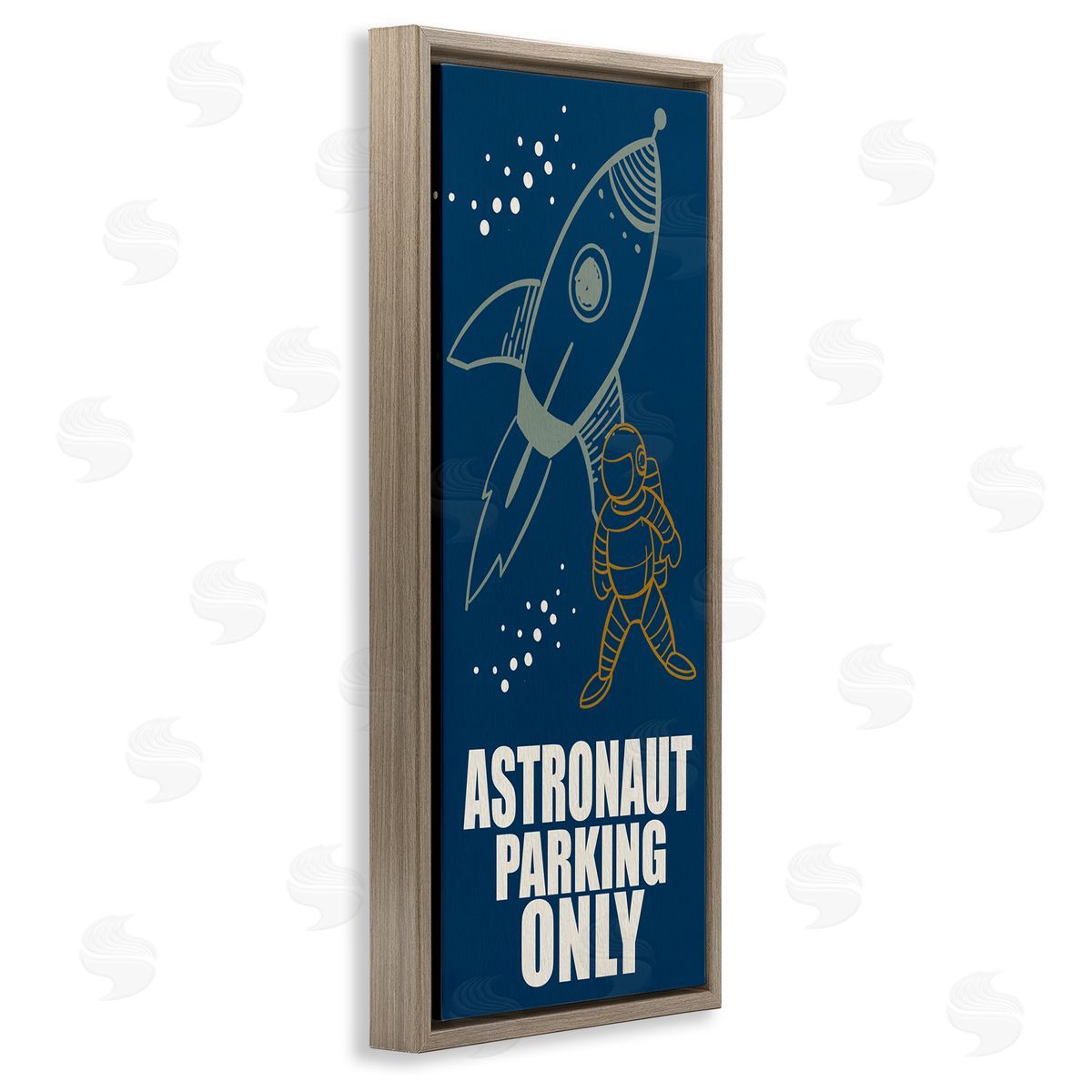 Kim Allen Astronaut Parking Only Rocket