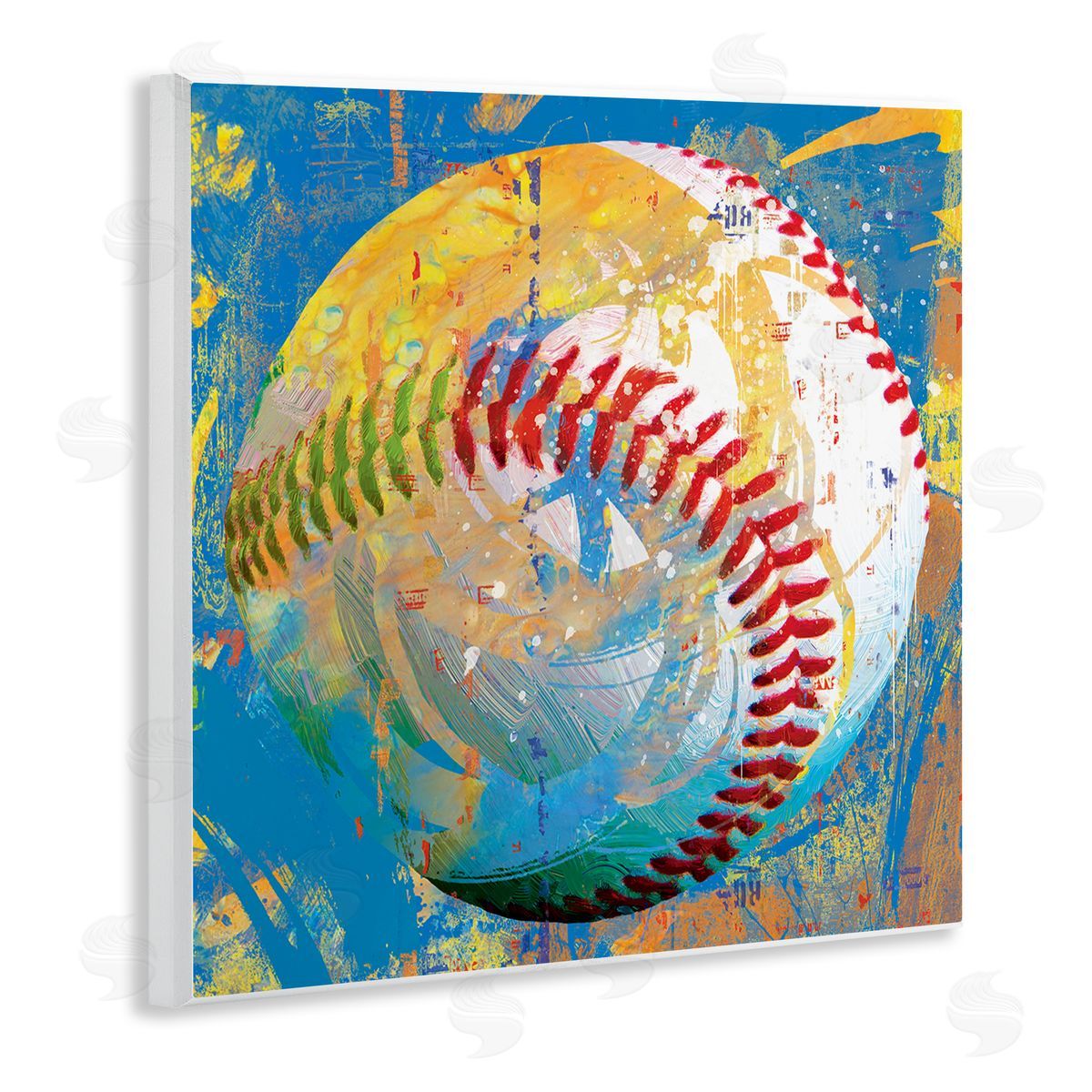 Savannah Miller Urban Style Baseball Sports Wooden Wall Plaque Art Print