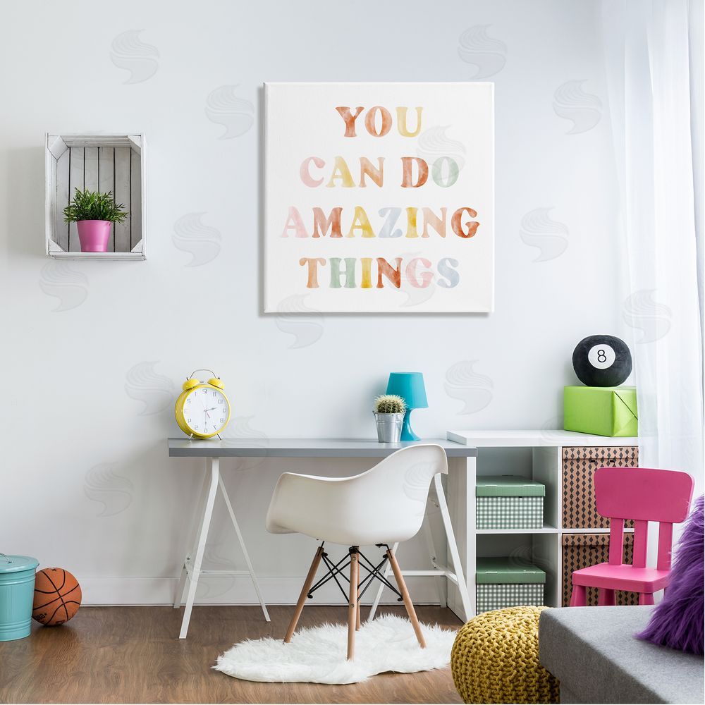 Stupell Studio You Can Do Amazing Things Canvas Wall Art in Room
