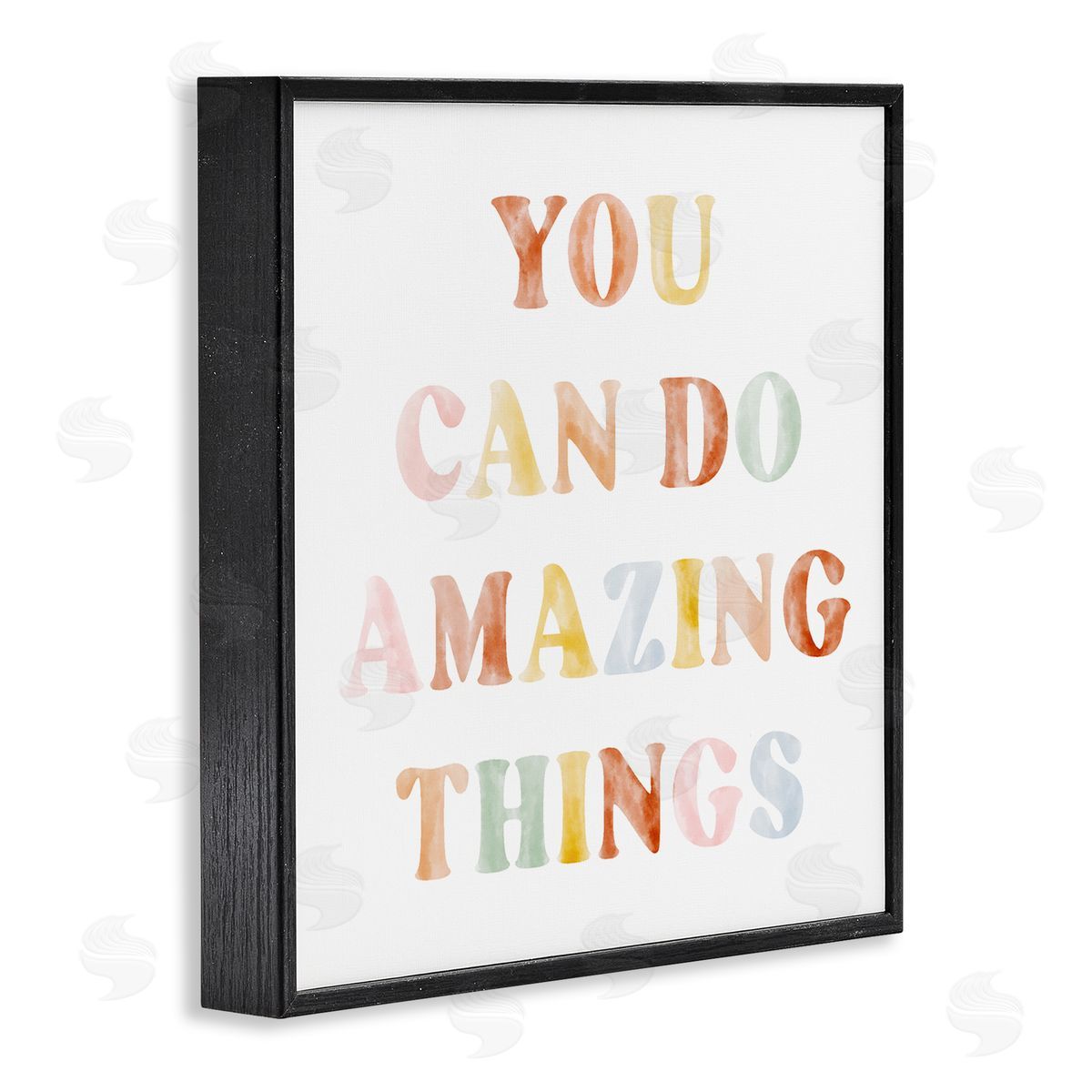 Stupell Studio You Can Do Amazing Things Black Framed Glicee Wall Art Print