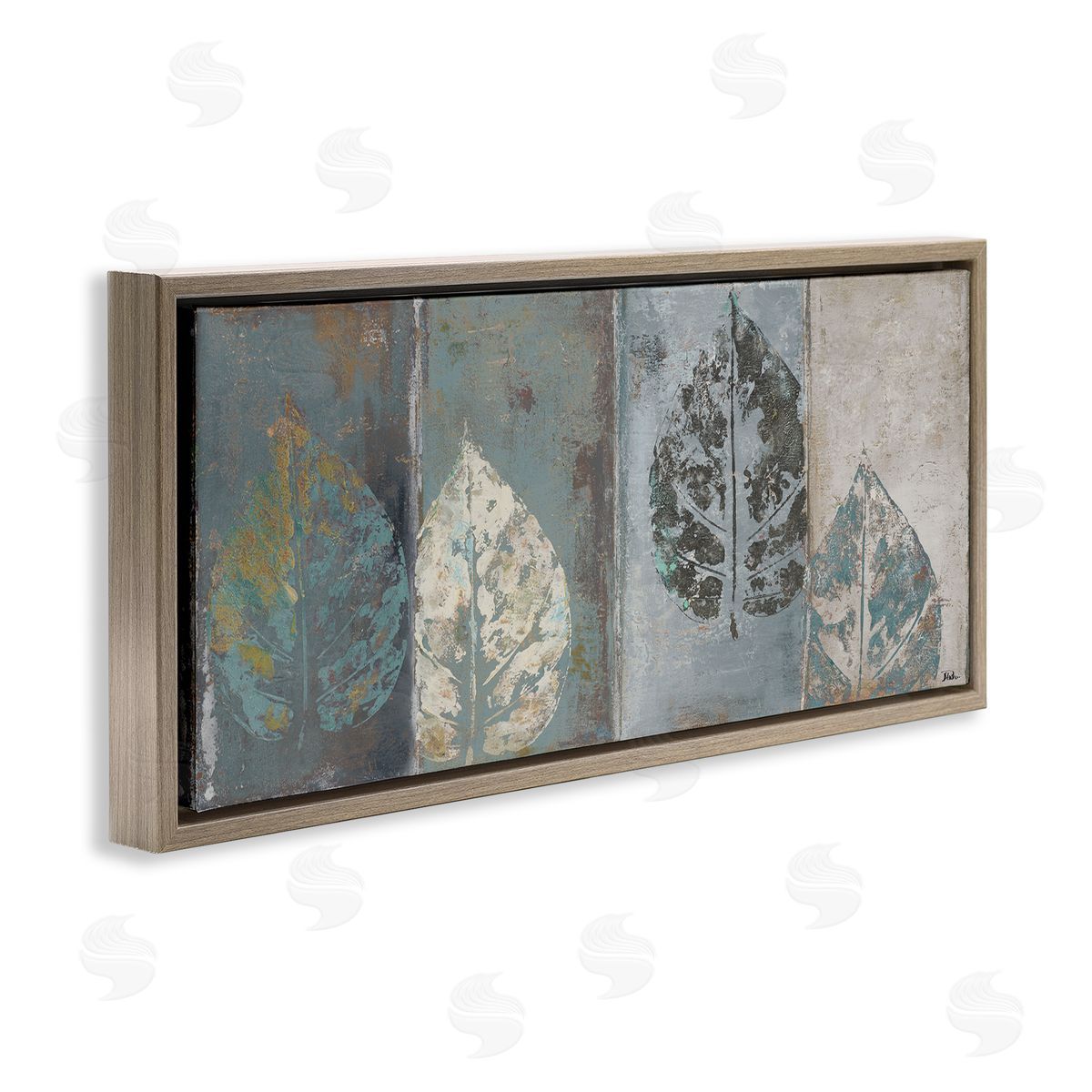 Patricia Pinto Rustic Weathered Leaf Motif