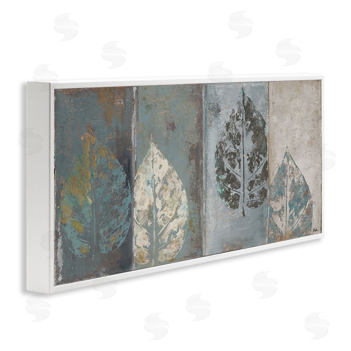 Patricia Pinto Rustic Weathered Leaf Motif