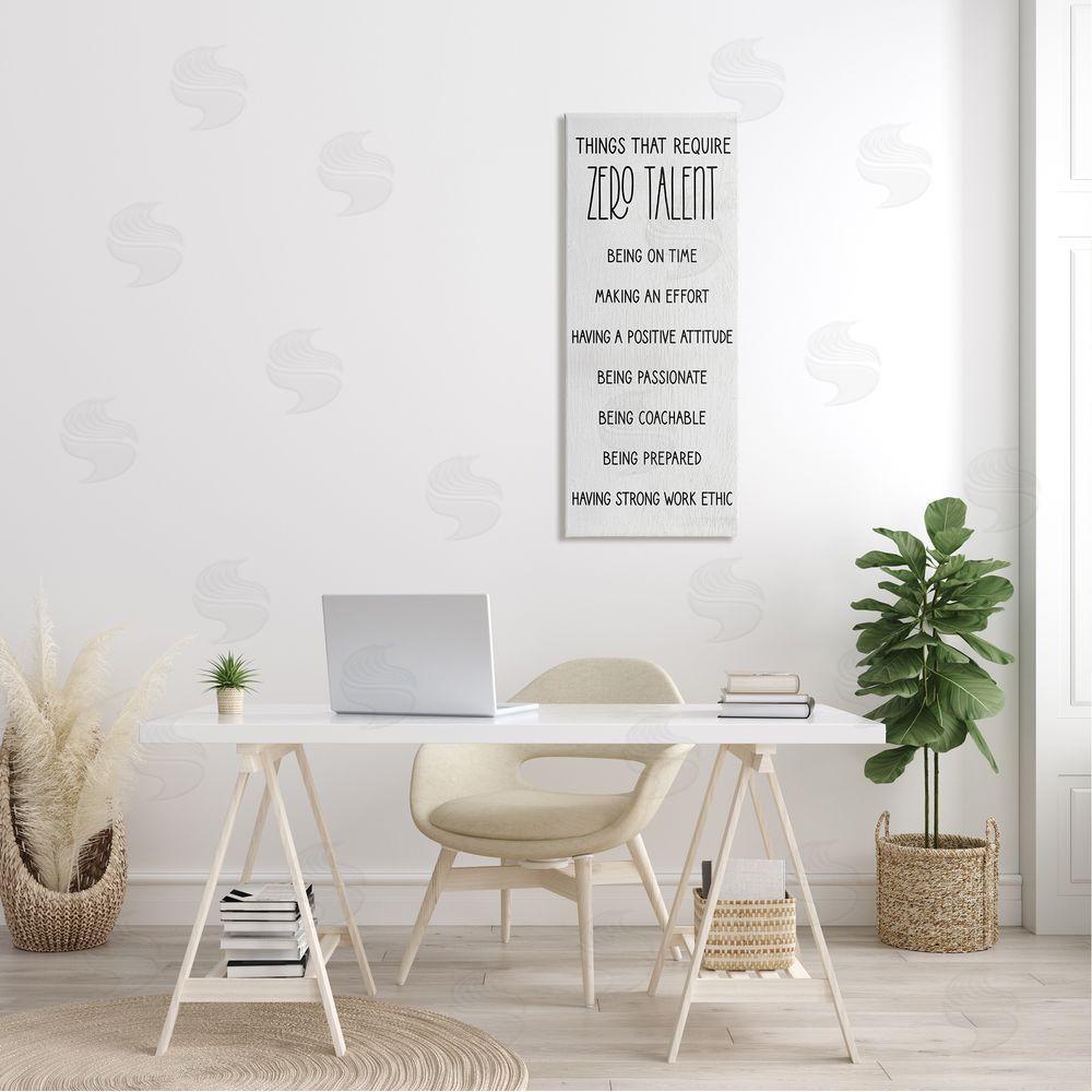 Stupell Studio Things That Require Zero Talent List