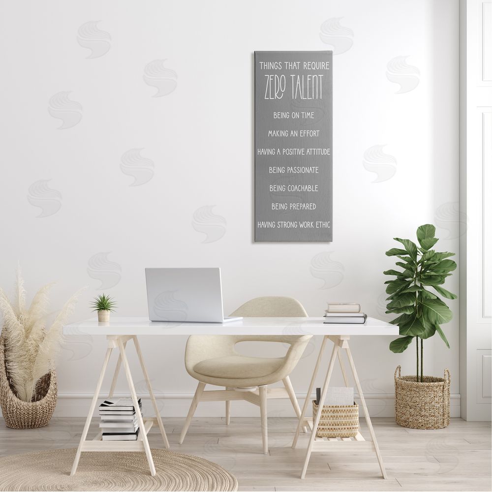 Stupell Studio Things That Require Zero Talent Phrase