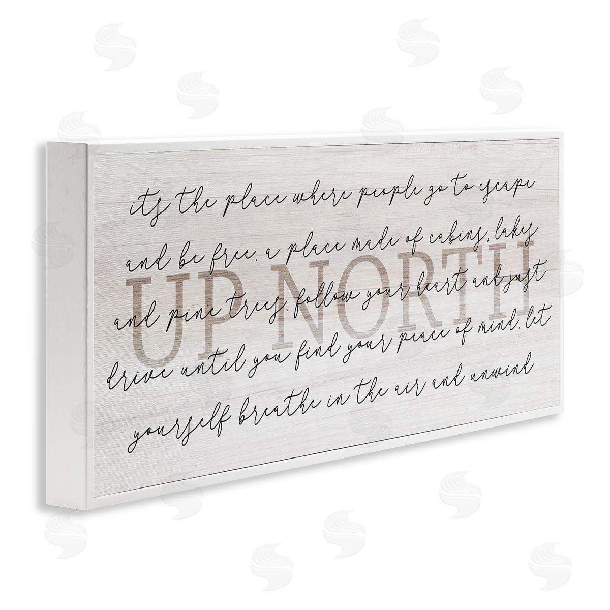 Stupell Studio Up North Cabin Phrase