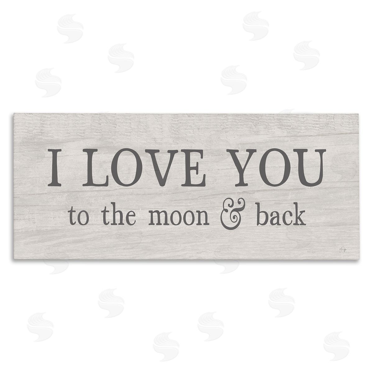 Yass Naffas Designs Love You To Moon & Back Phrase