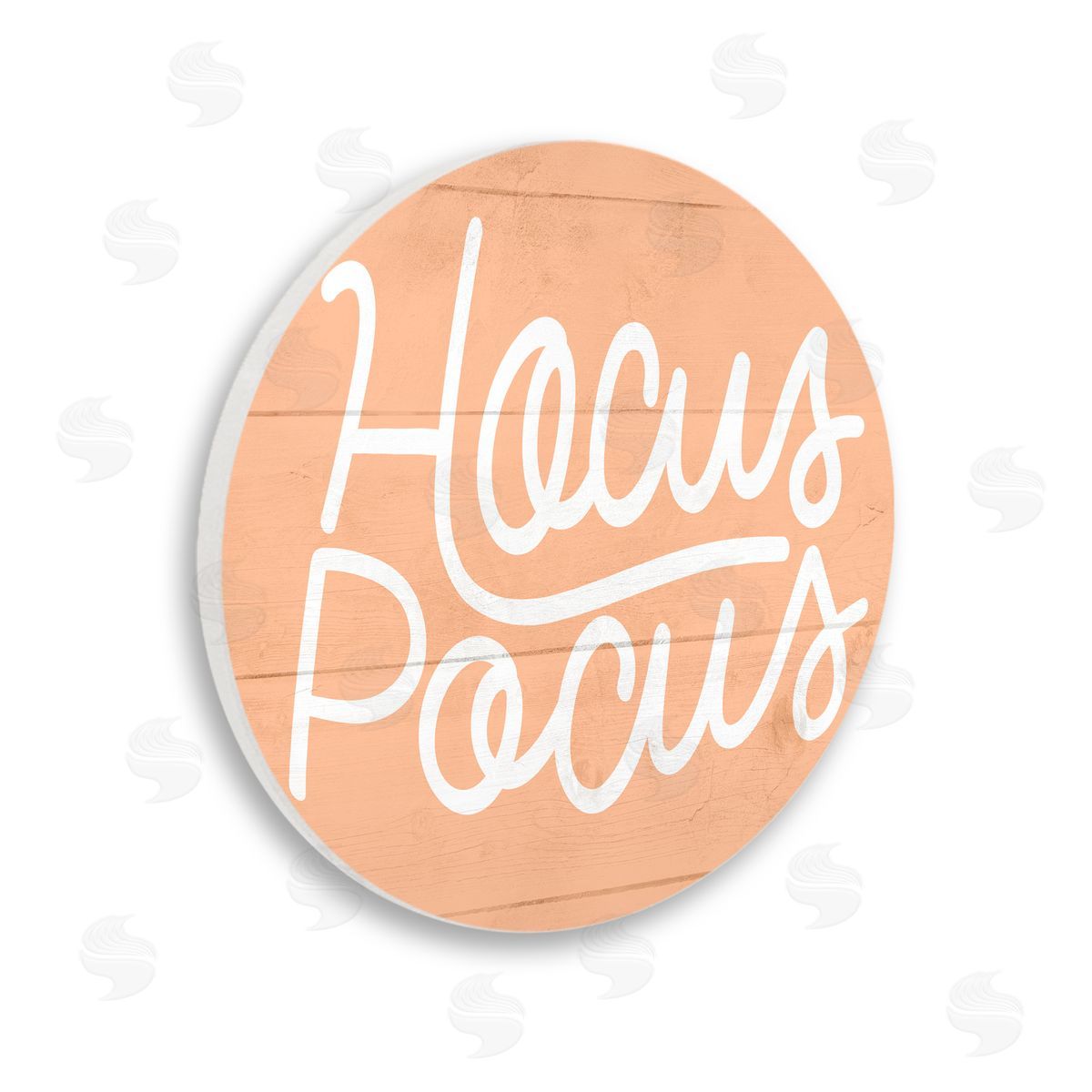 Stupell Studio Hocus Pocus Halloween Phrase Wooden Wall Plaque Art Print