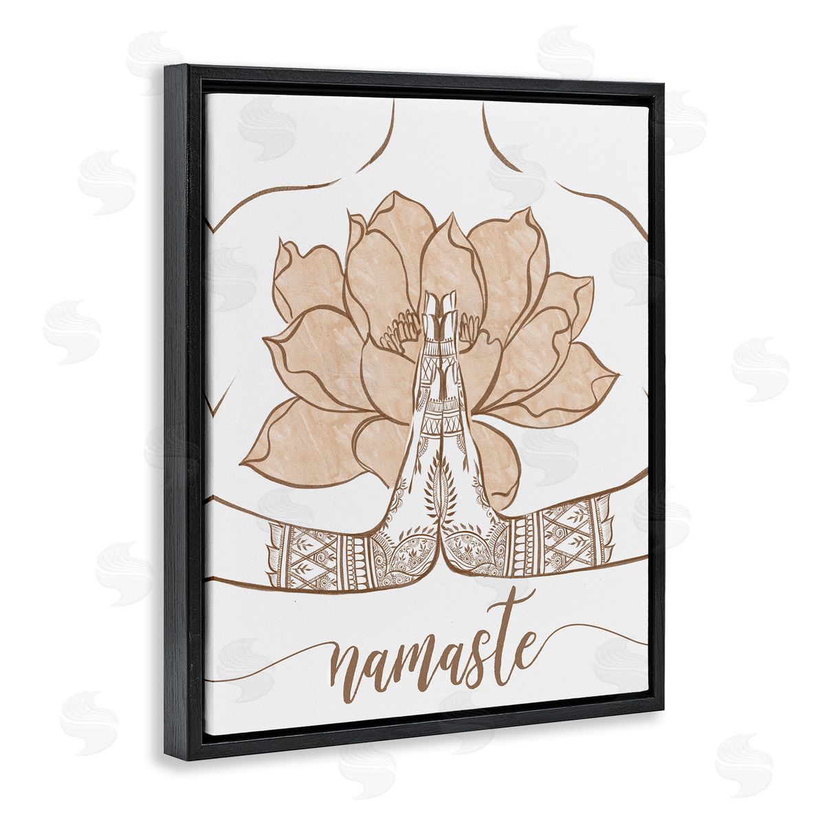 Ziwei Li Namaste Henna Pattern Lotus