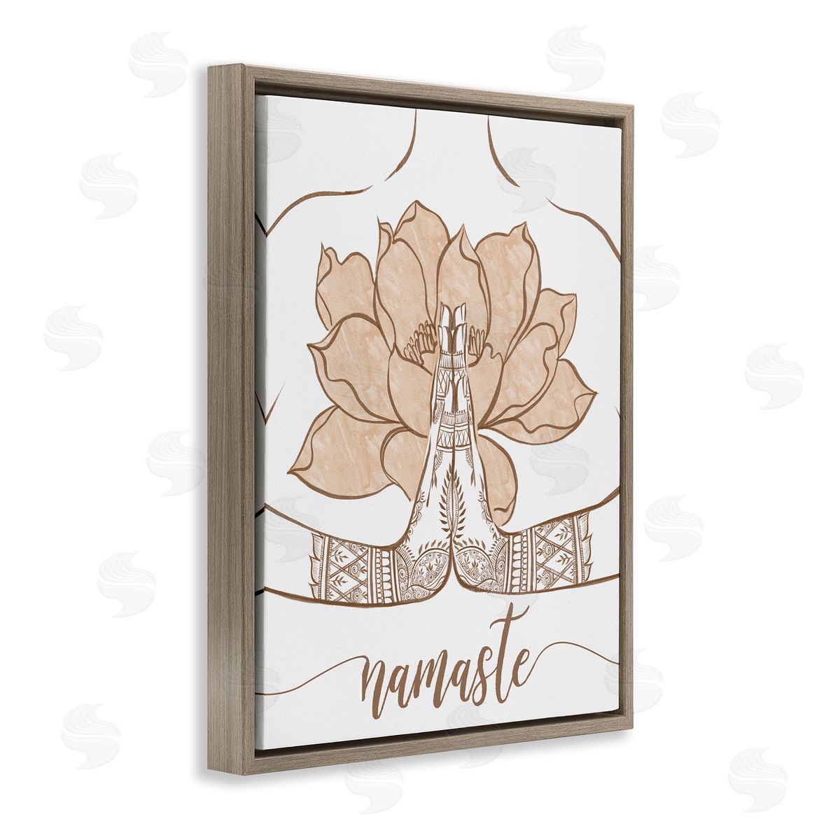 Ziwei Li Namaste Henna Pattern Lotus