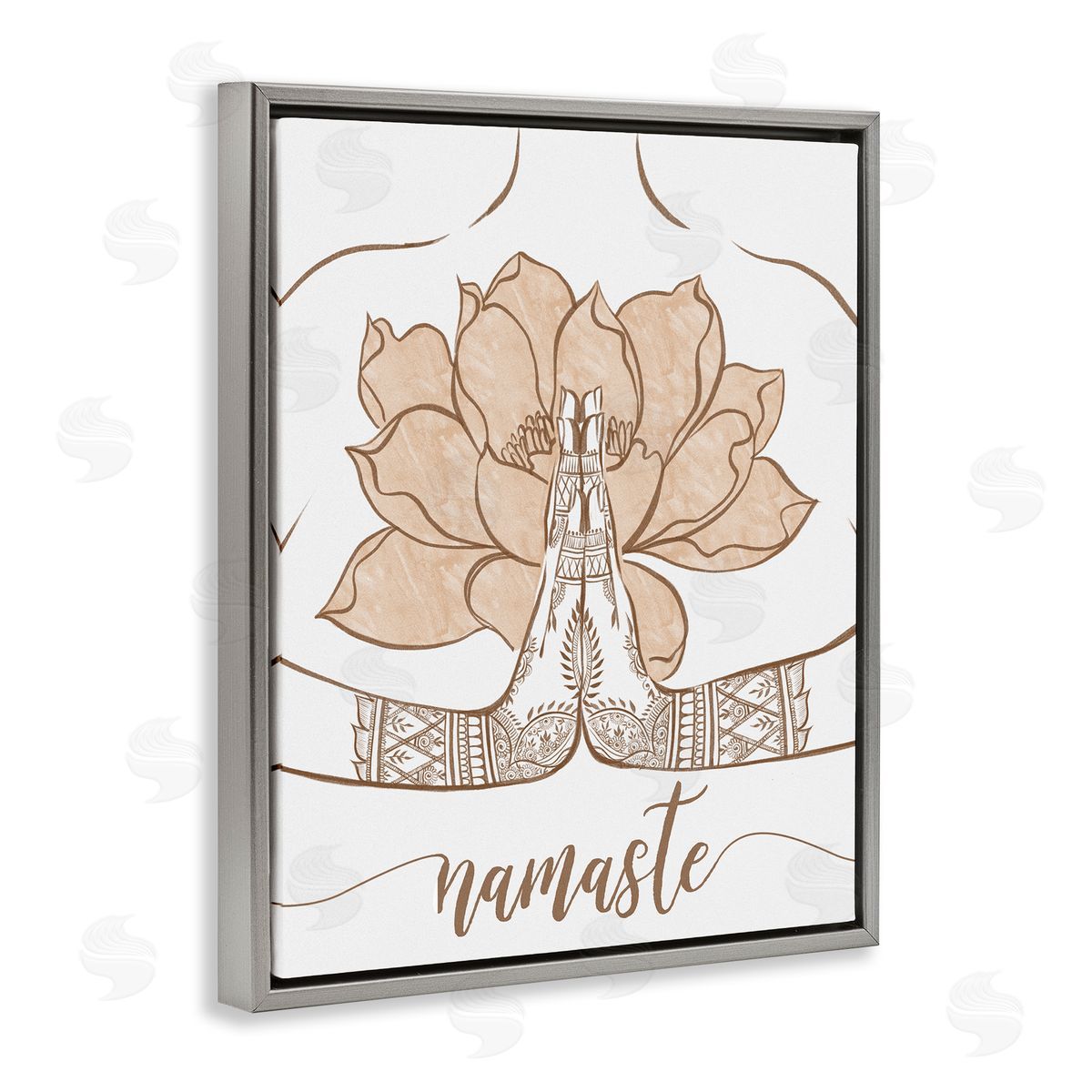 Ziwei Li Namaste Henna Pattern Lotus