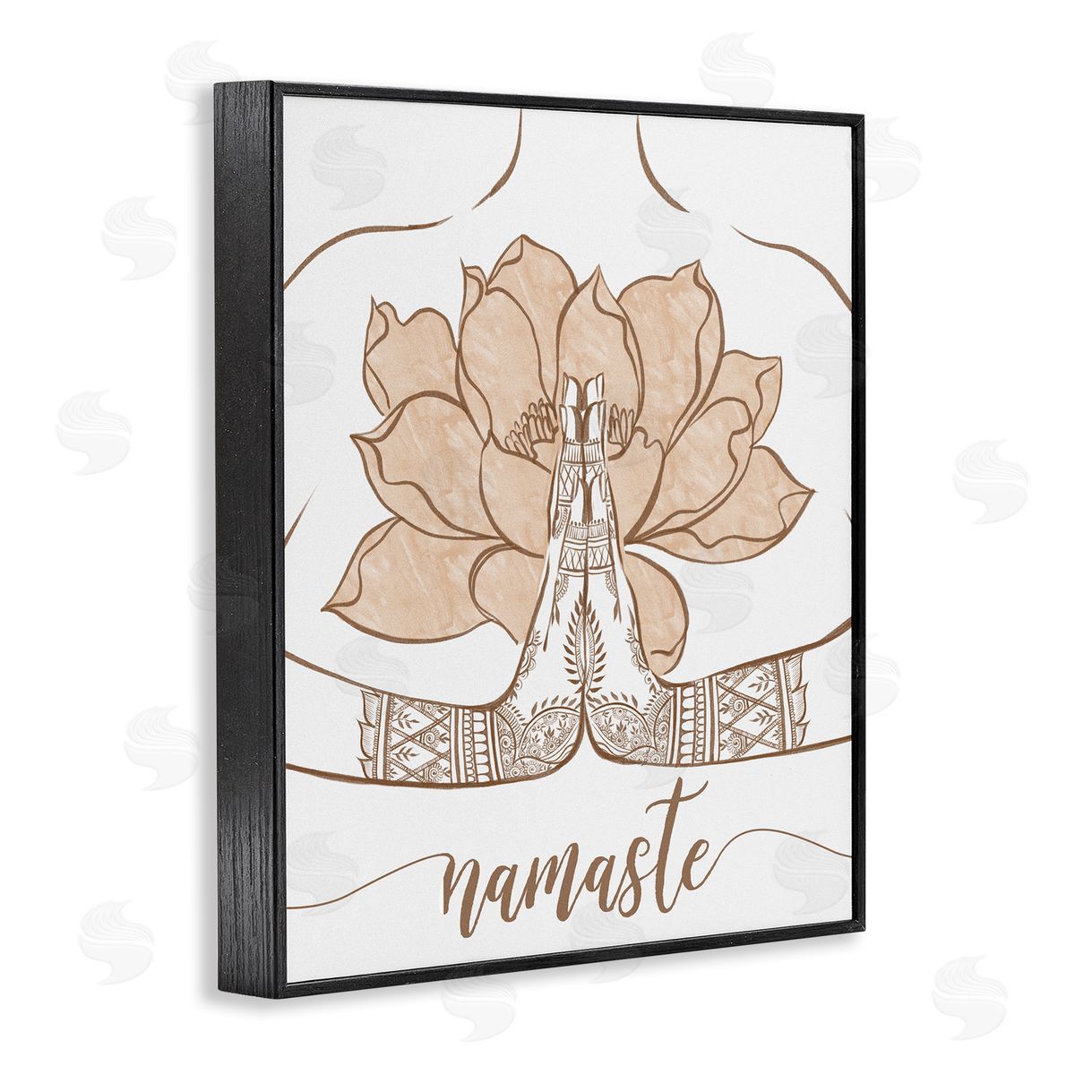 Ziwei Li Namaste Henna Pattern Lotus