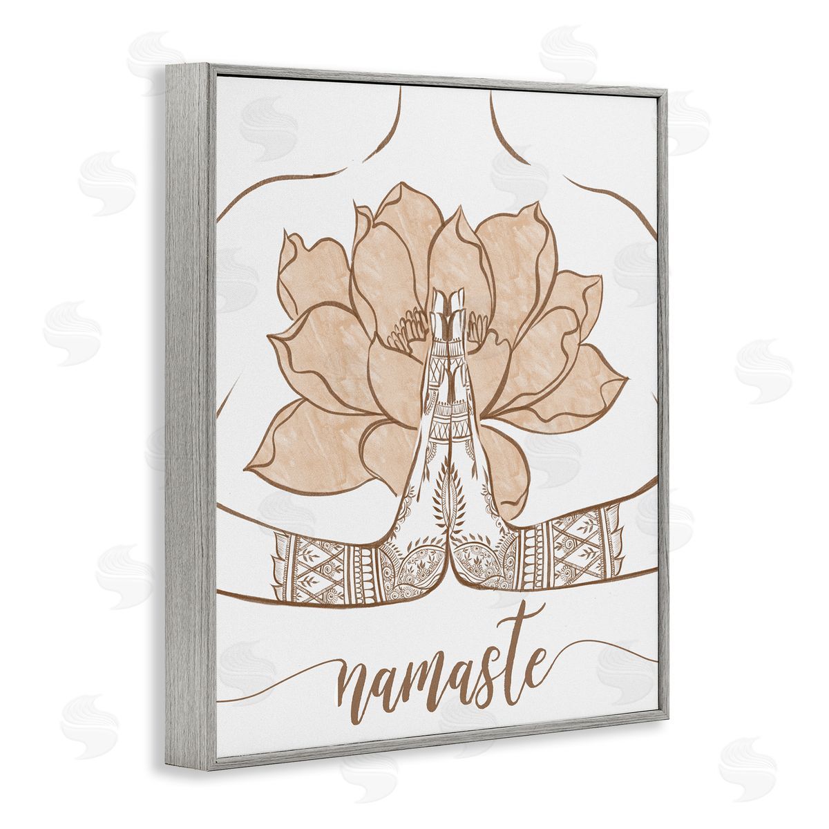 Ziwei Li Namaste Henna Pattern Lotus