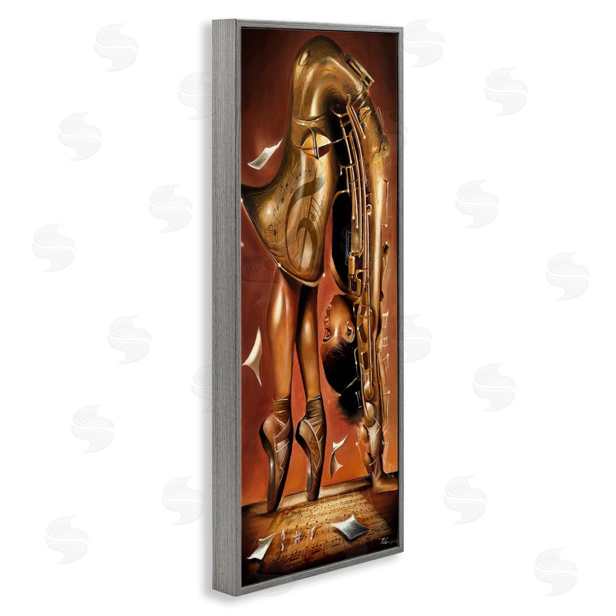 Salaam Muhammad Surreal Saxophone Ballerina Composition