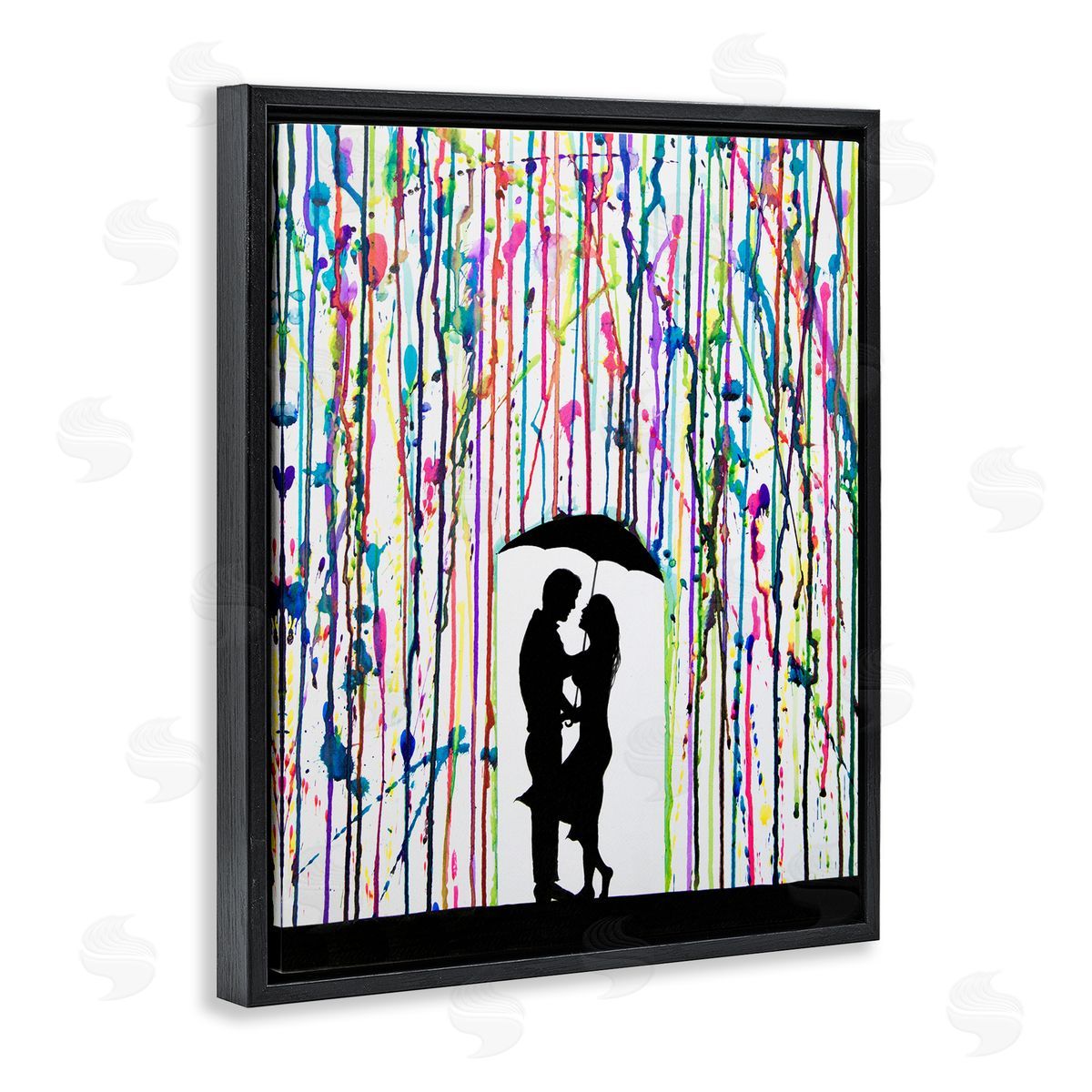 Marc Allante Modern Romantic Rainfall Silhouette