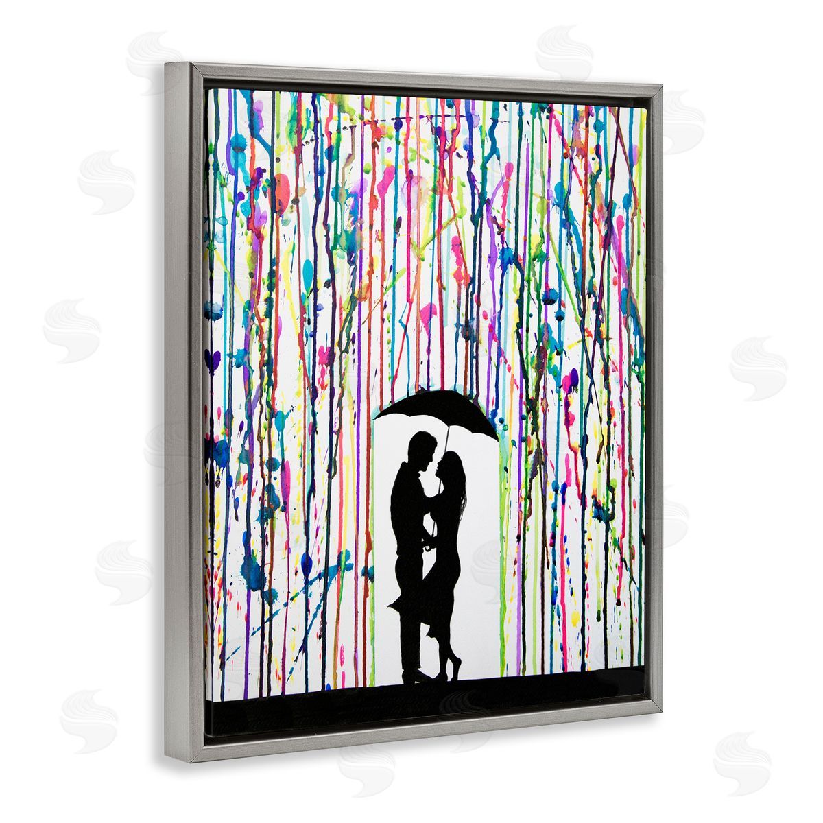 Marc Allante Modern Romantic Rainfall Silhouette