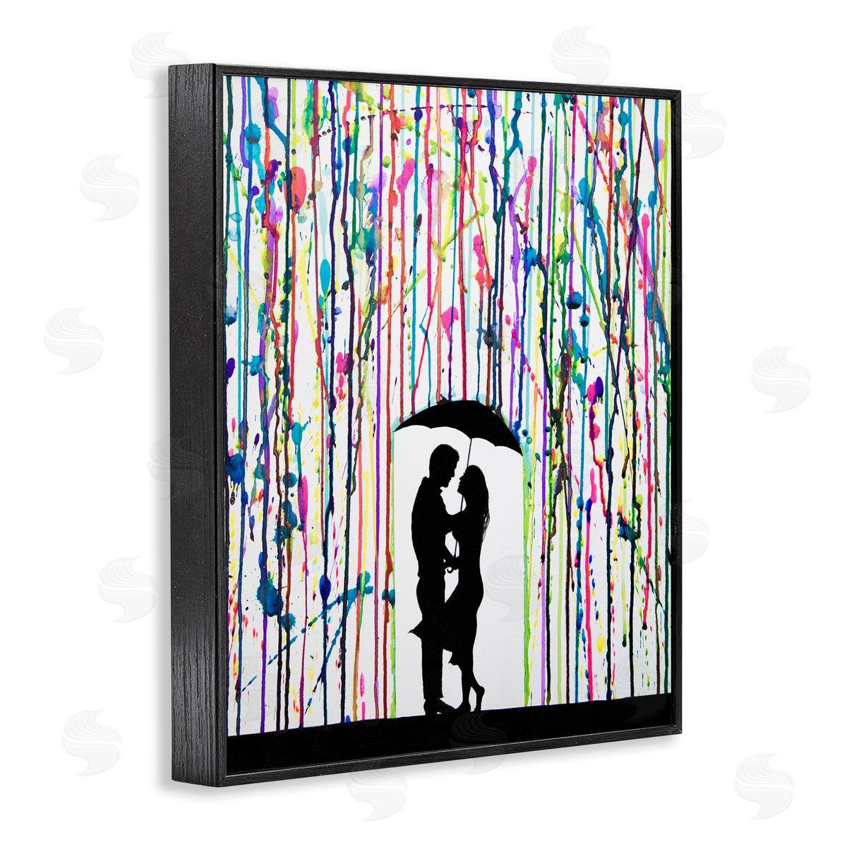Marc Allante Modern Romantic Rainfall Silhouette