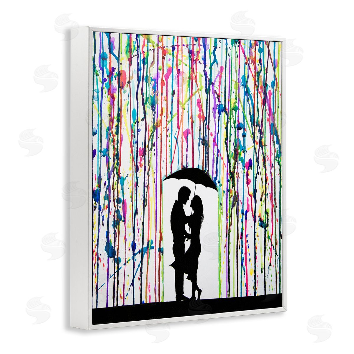 Marc Allante Modern Romantic Rainfall Silhouette