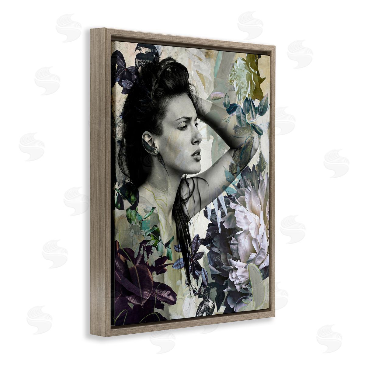 Design Fabrikken Floral Blossom Woman Collage