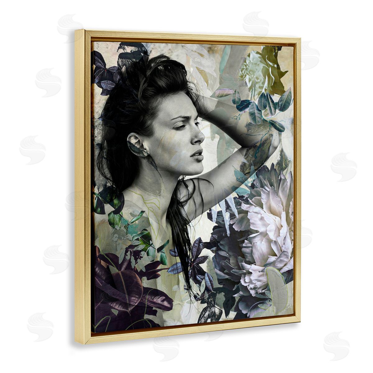 Design Fabrikken Floral Blossom Woman Collage
