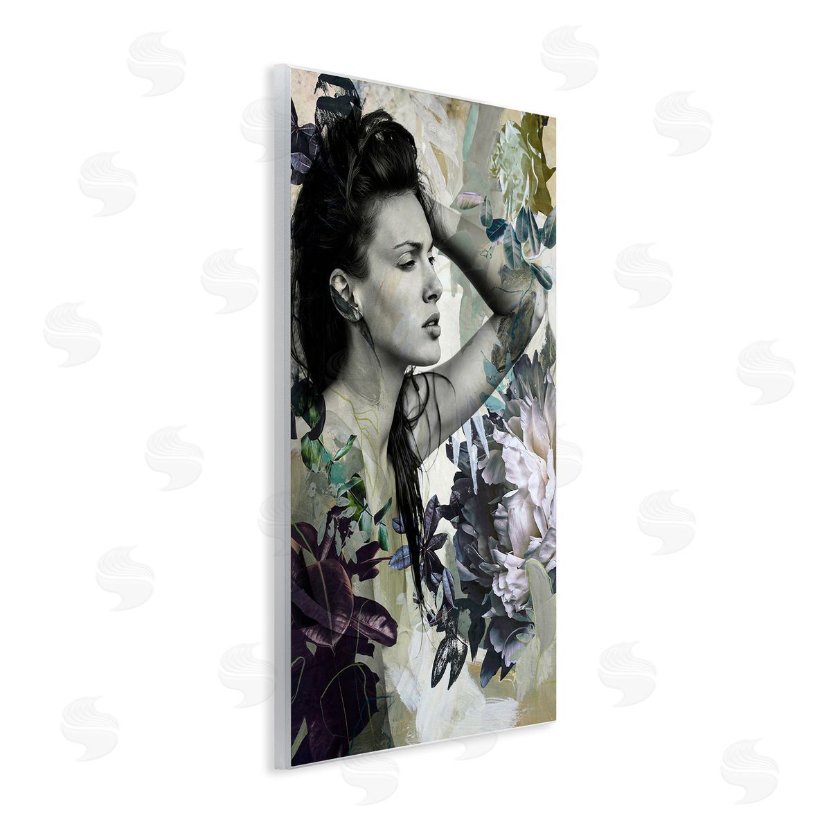 Design Fabrikken Floral Blossom Woman Collage