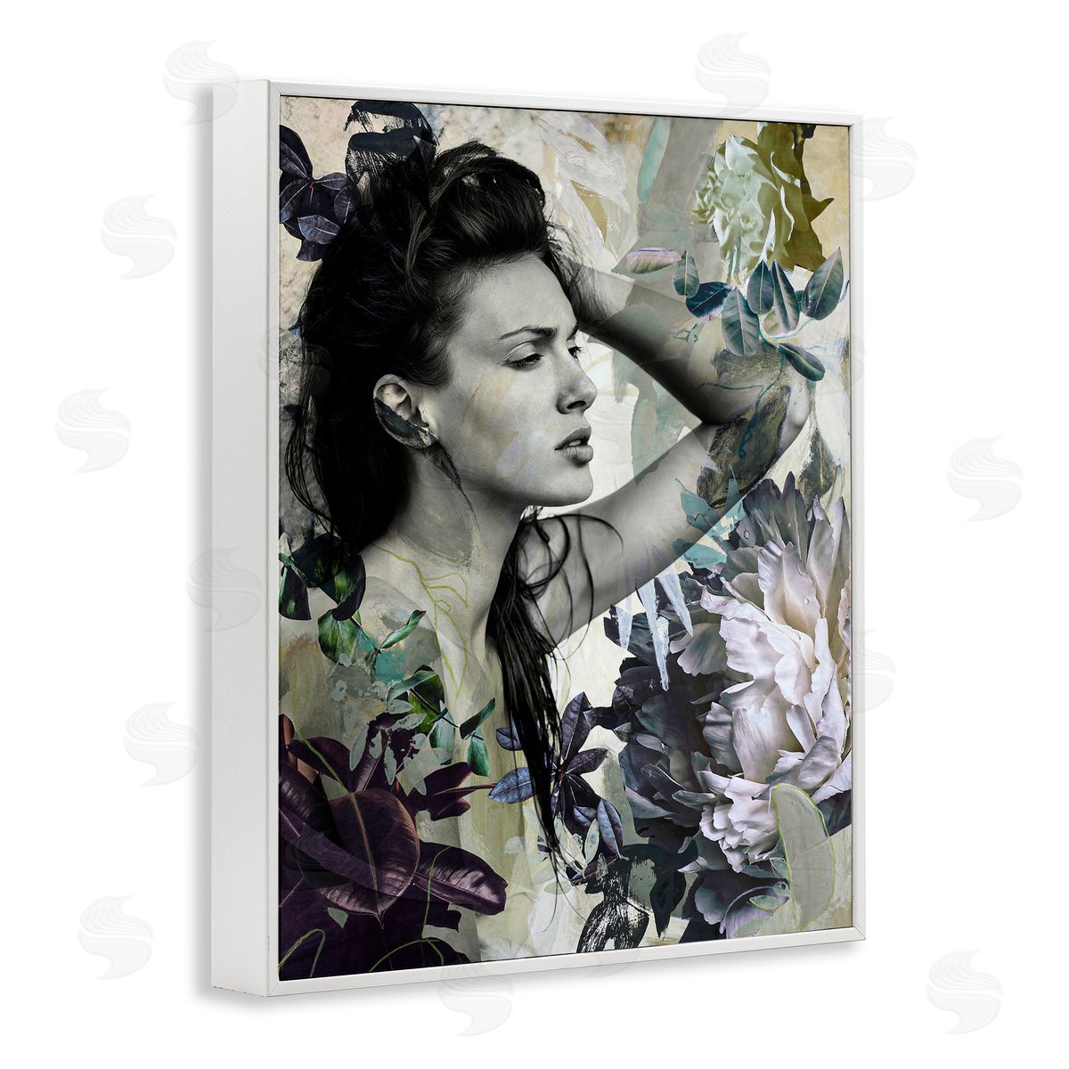 Design Fabrikken Floral Blossom Woman Collage