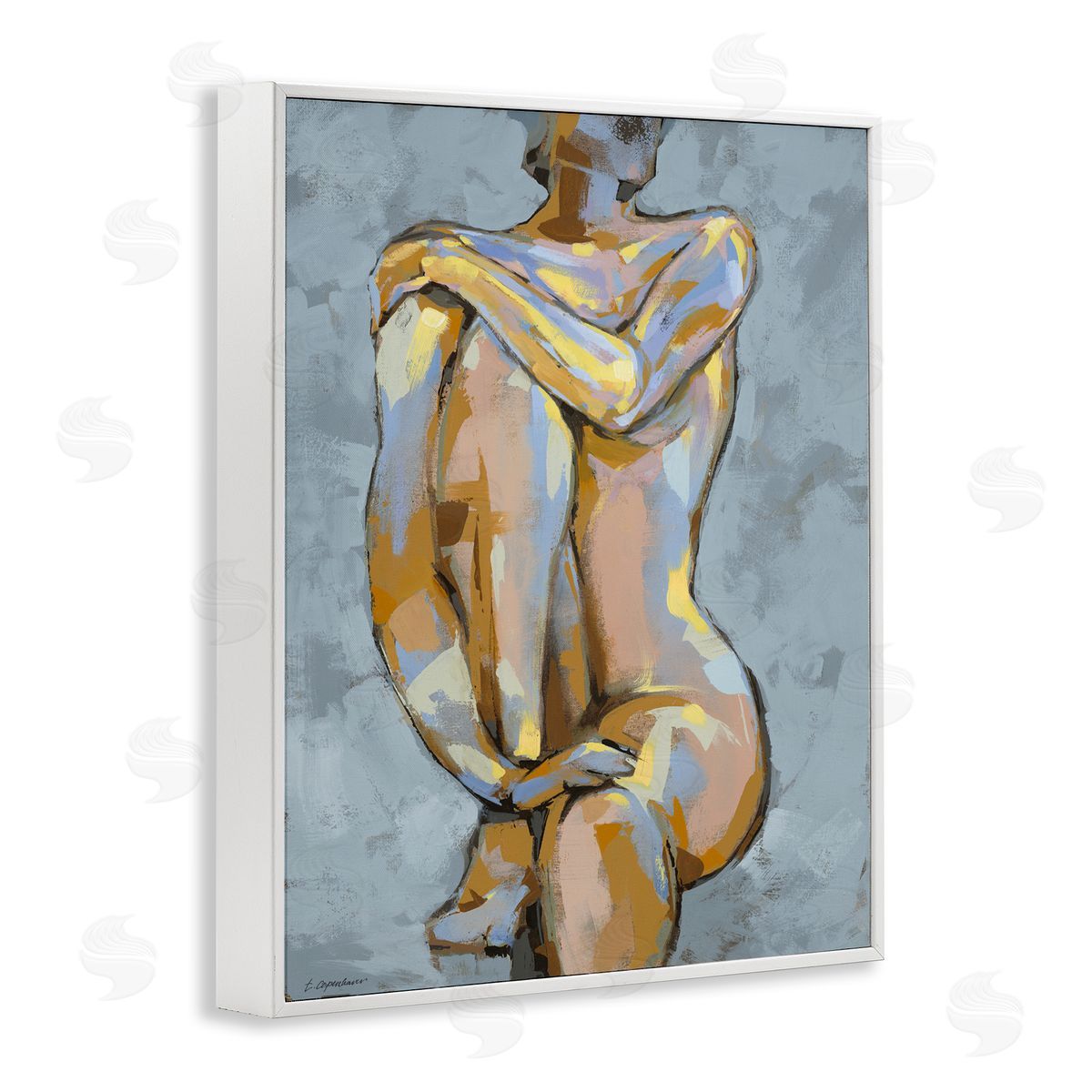 Trevor Copenhaver Modern Brushed Nude Portrait