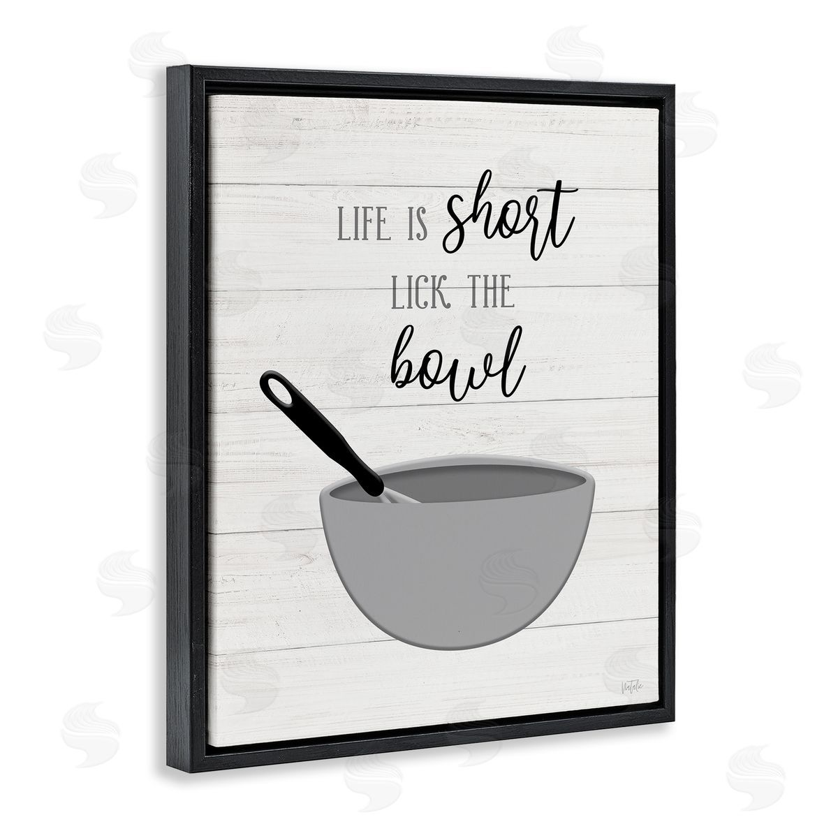 Natalie Carpentieri Life Is Short Lick The Bowl Phrase