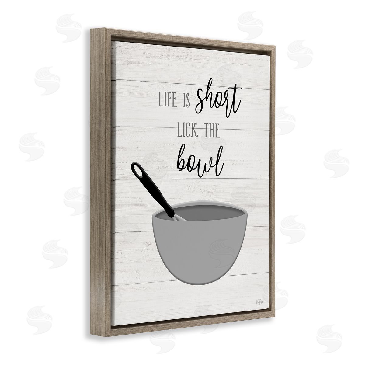 Natalie Carpentieri Life Is Short Lick The Bowl Phrase