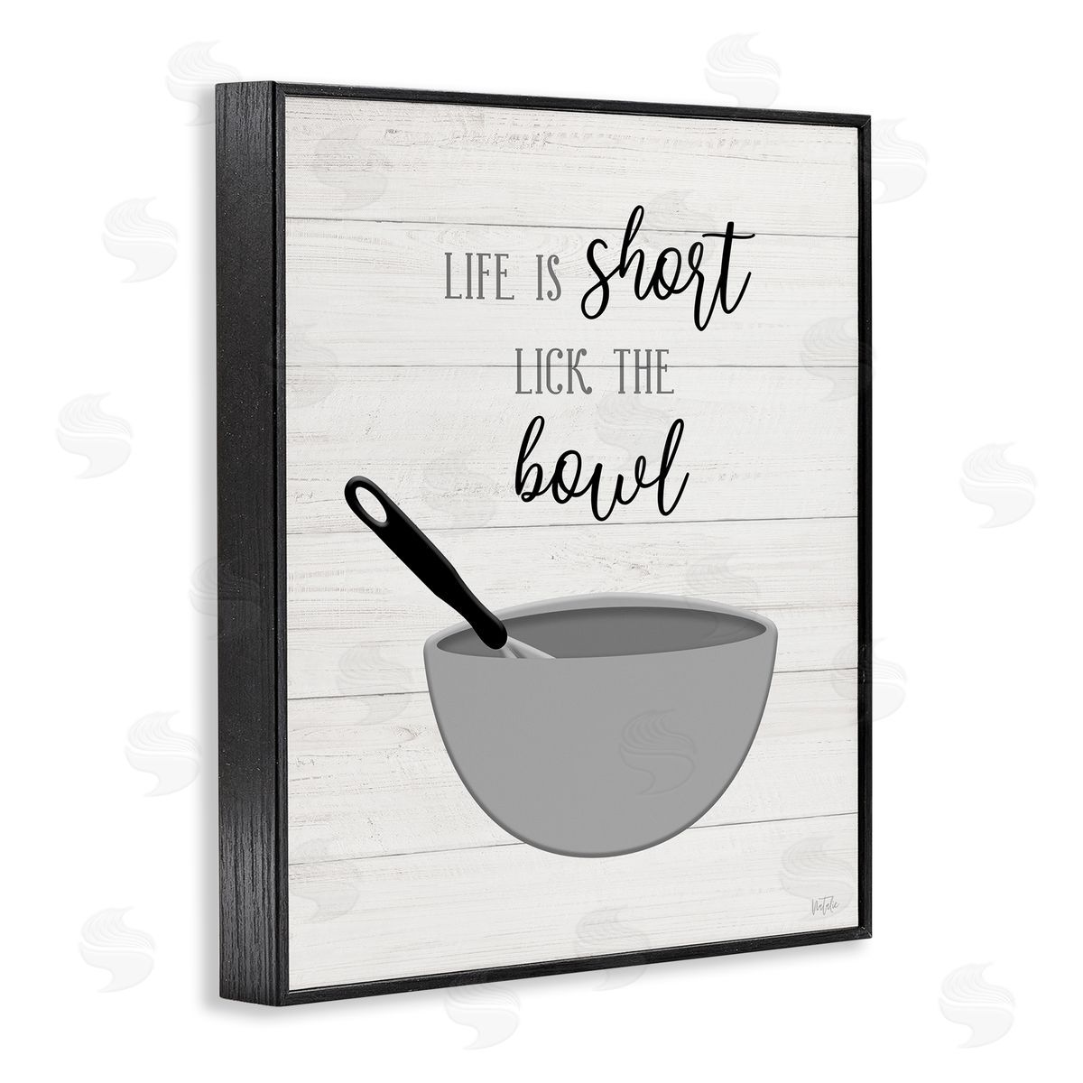 Natalie Carpentieri Life Is Short Lick The Bowl Phrase