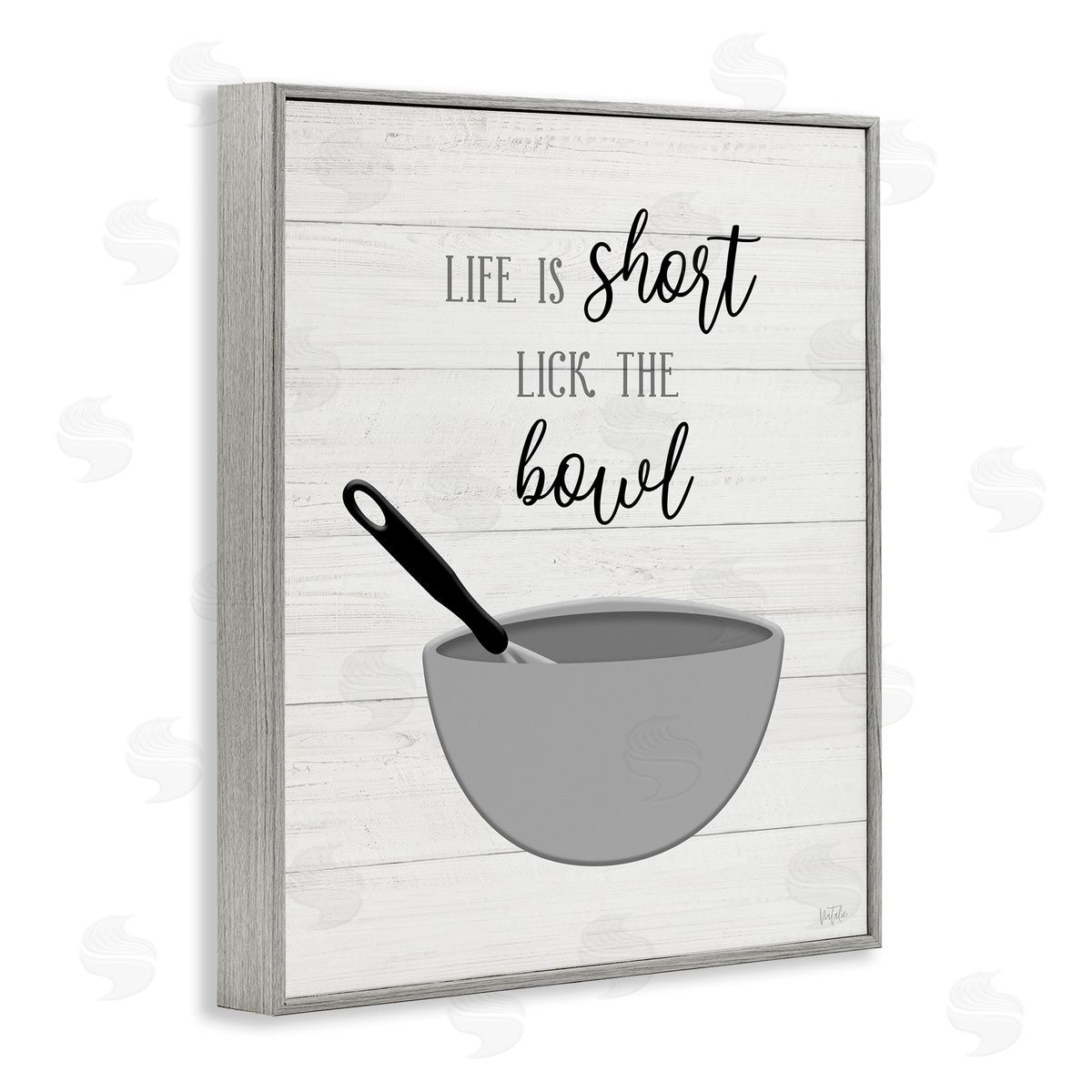 Natalie Carpentieri Life Is Short Lick The Bowl Phrase