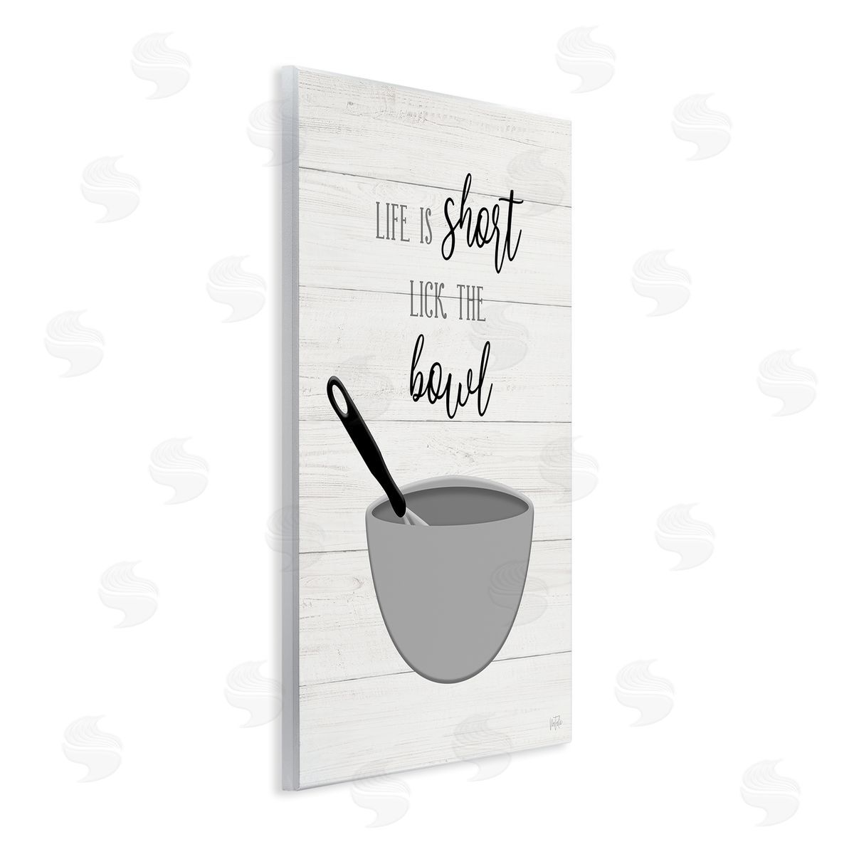 Natalie Carpentieri Life Is Short Lick The Bowl Phrase