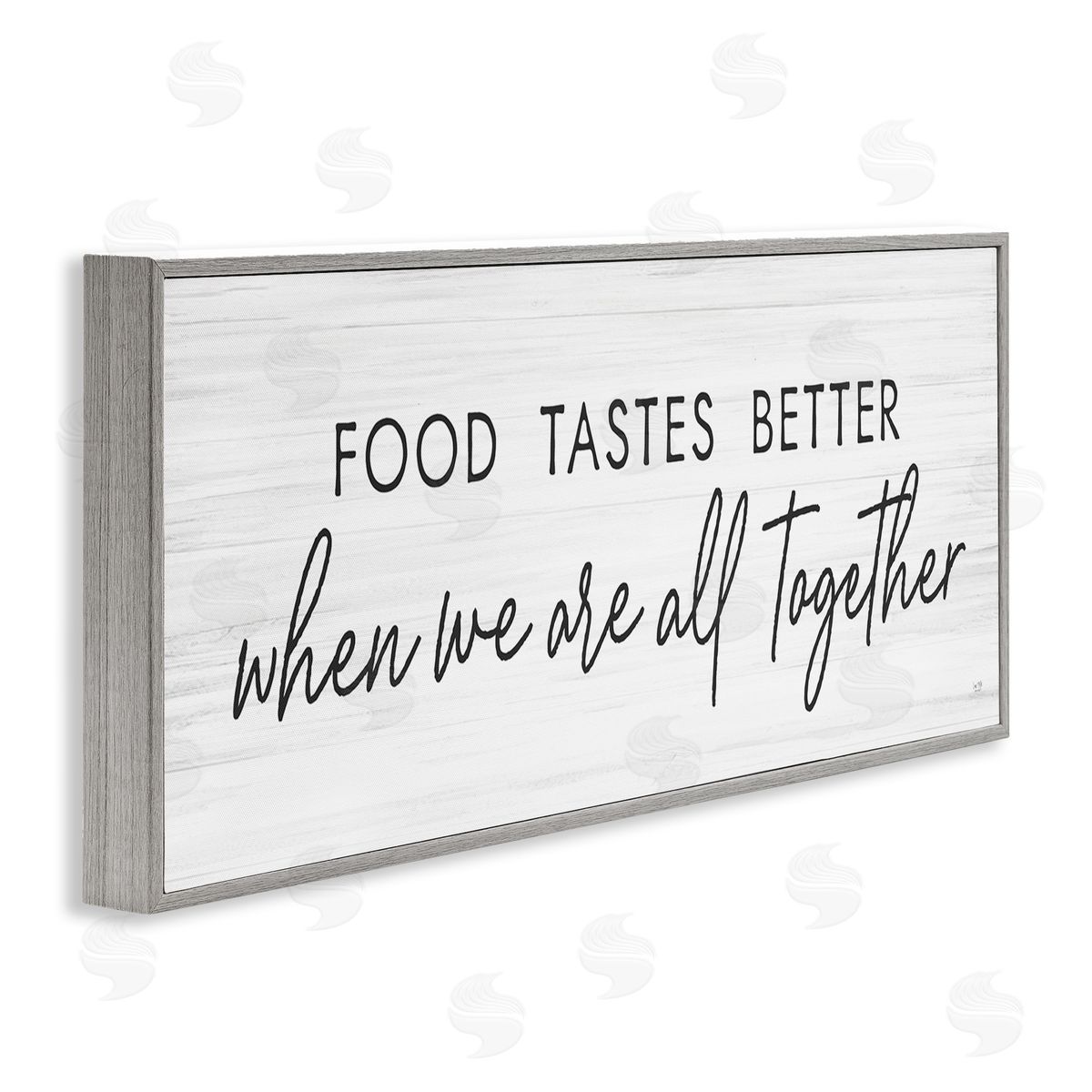 Lux + Me Designs Food Tastes Better All Together Phrase