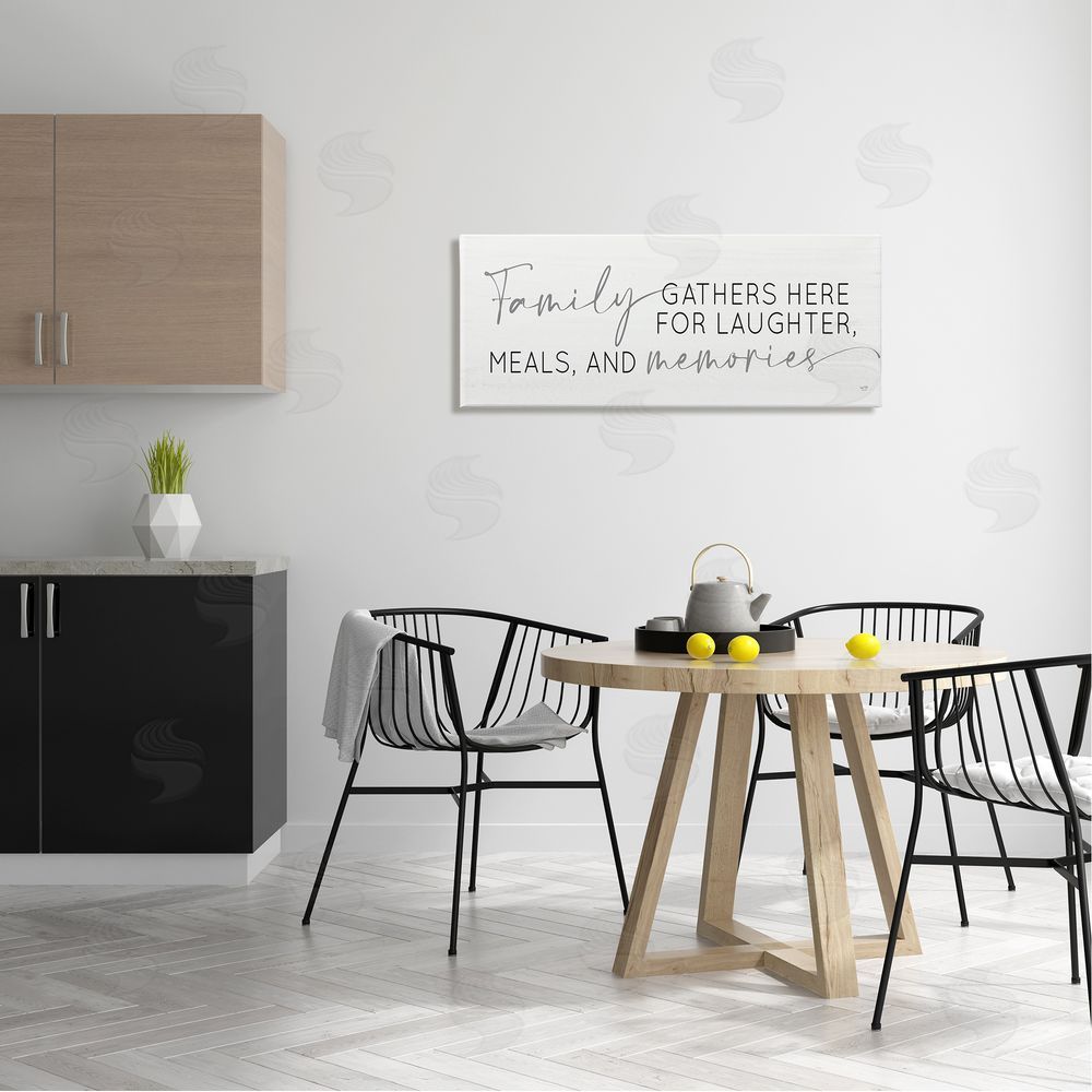 Lux + Me Designs Family Laughter Meals Memories Phrase