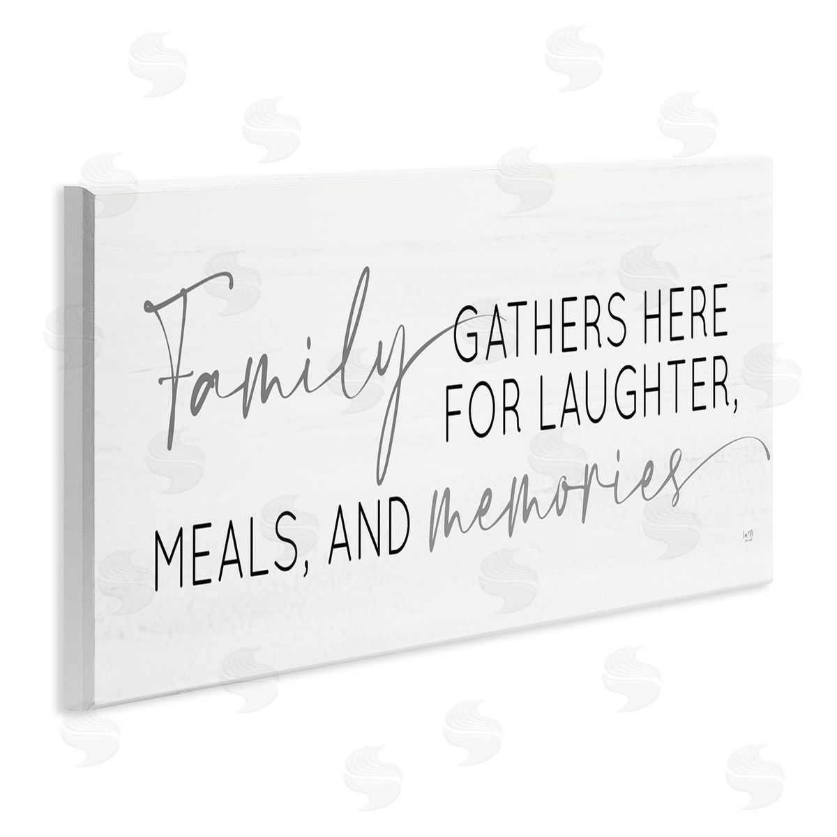 Lux + Me Designs Family Laughter Meals Memories Phrase