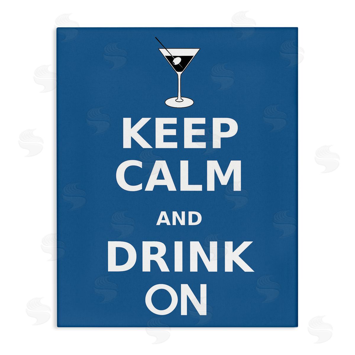 Marcus Jules Keep Calm & Drink On Martini