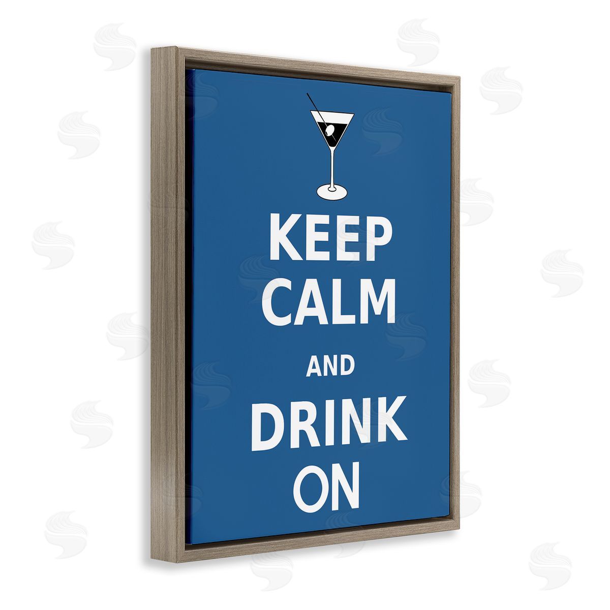 Marcus Jules Keep Calm & Drink On Martini