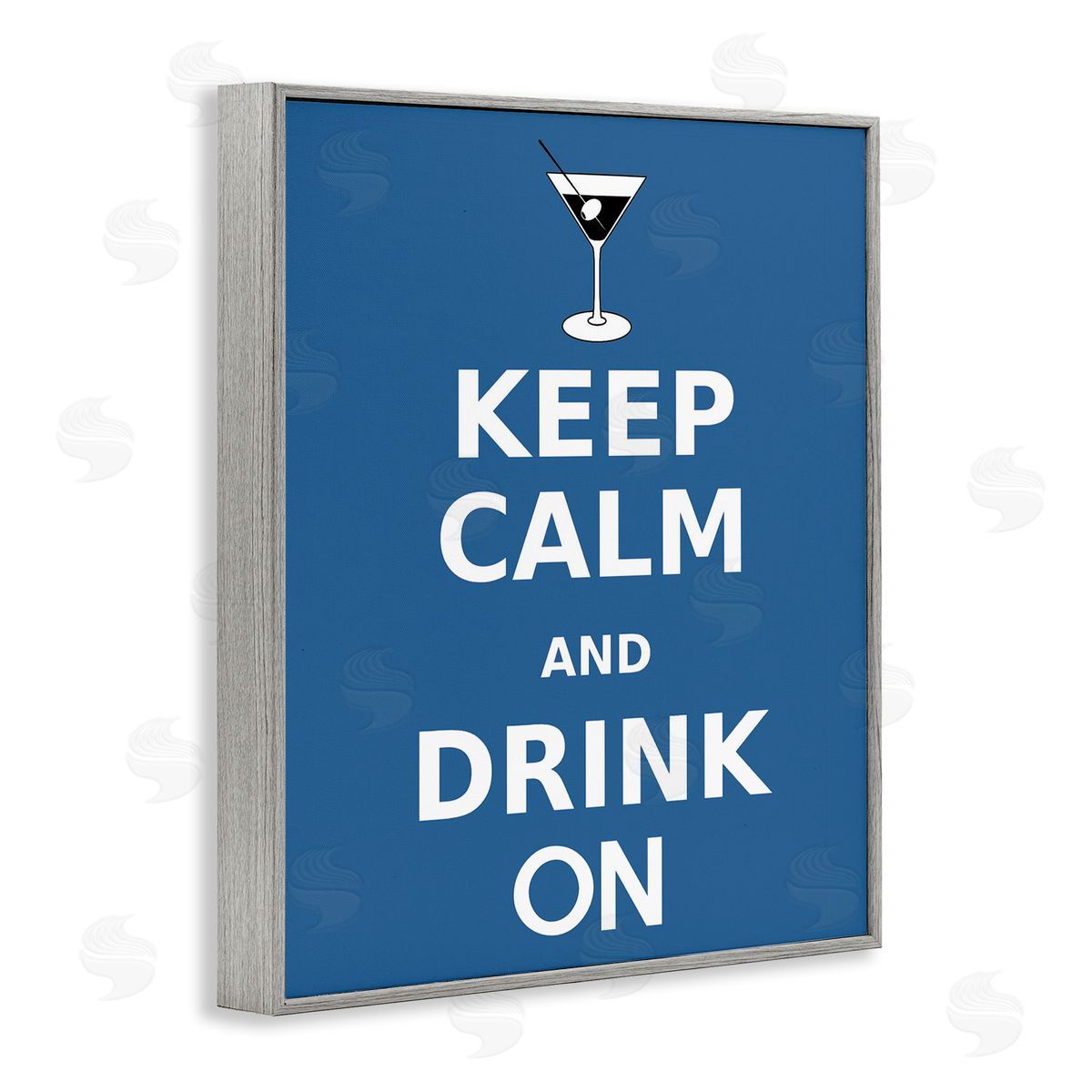 Marcus Jules Keep Calm & Drink On Martini