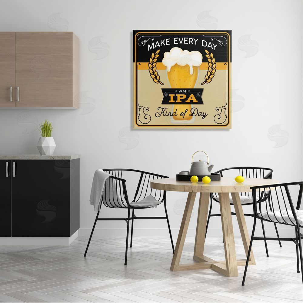 Mollie B. IPA Kind Of Day Beer Sign Canvas Wall Art in Room