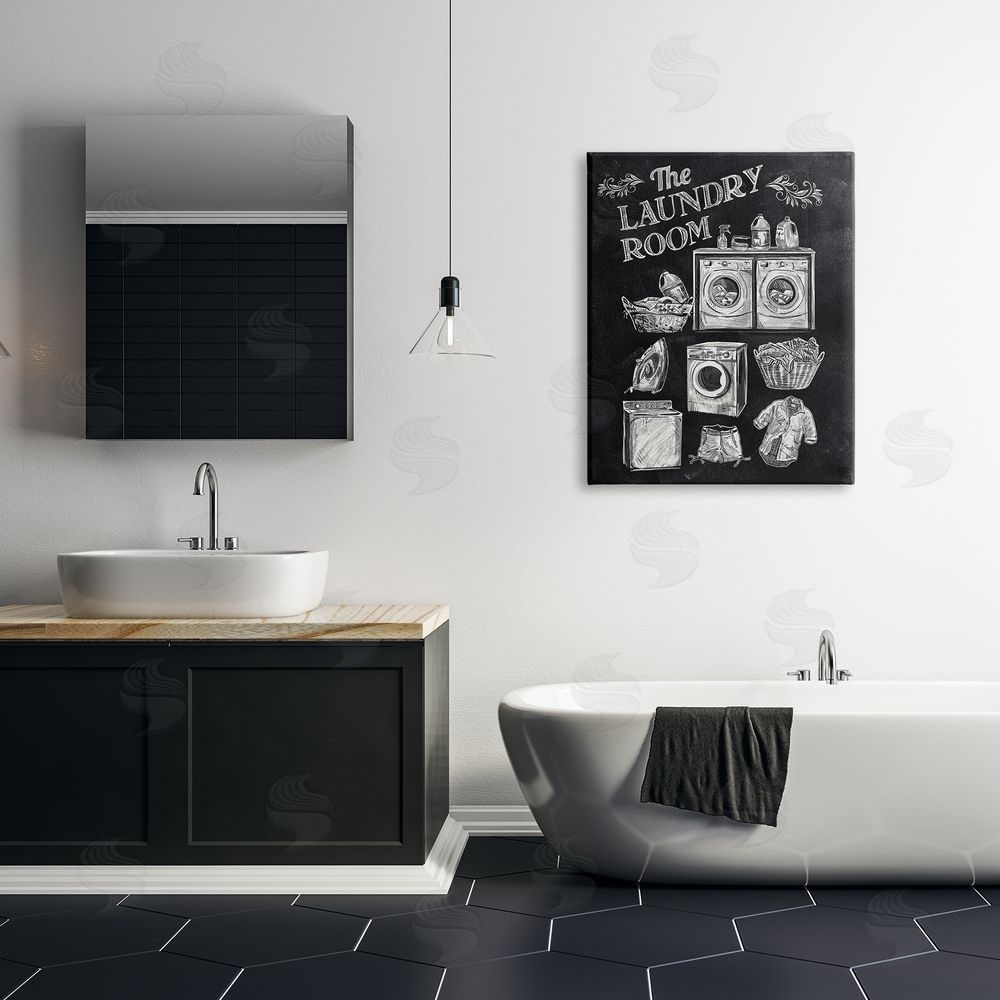 Conrad Knutsen Laundry Room Vintage Drawings