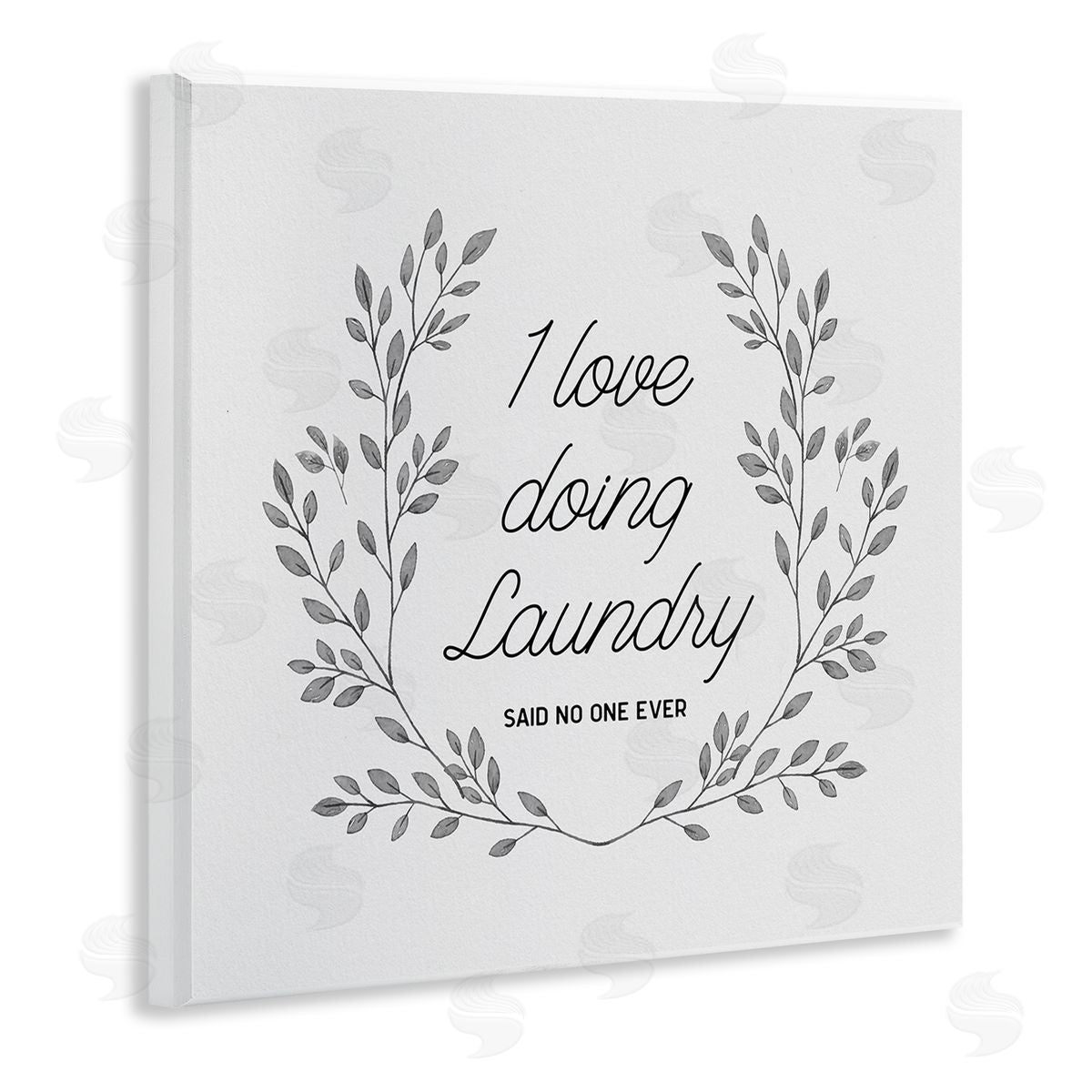 CAD Designs Love Doing Laundry Said No One Funny Wooden Wall Plaque Art Print