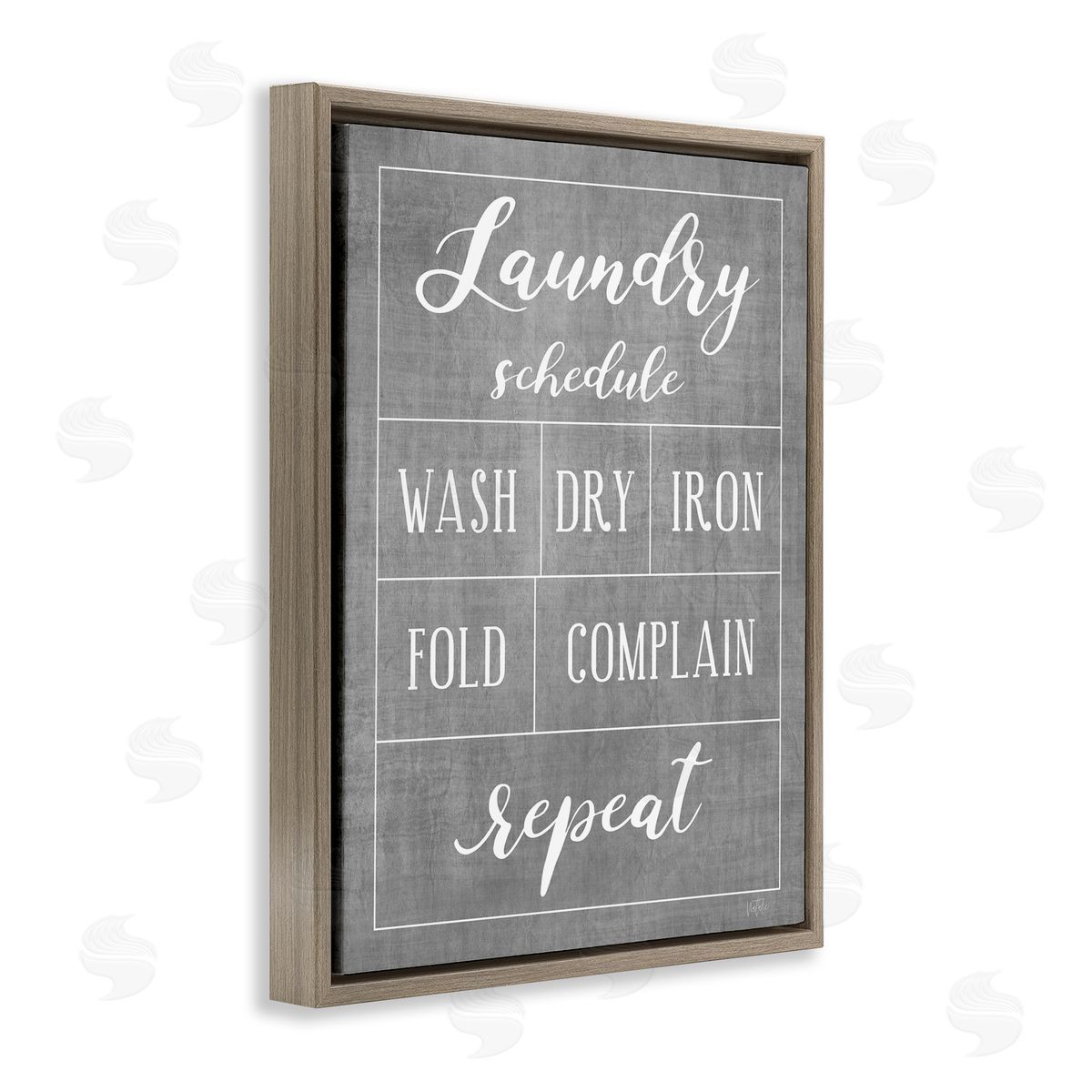 Natalie Carpentieri Laundry Schedule Humor Sign