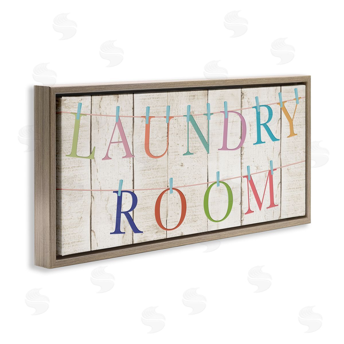CAD Designs Laundry Room Clothespin Plank Pattern