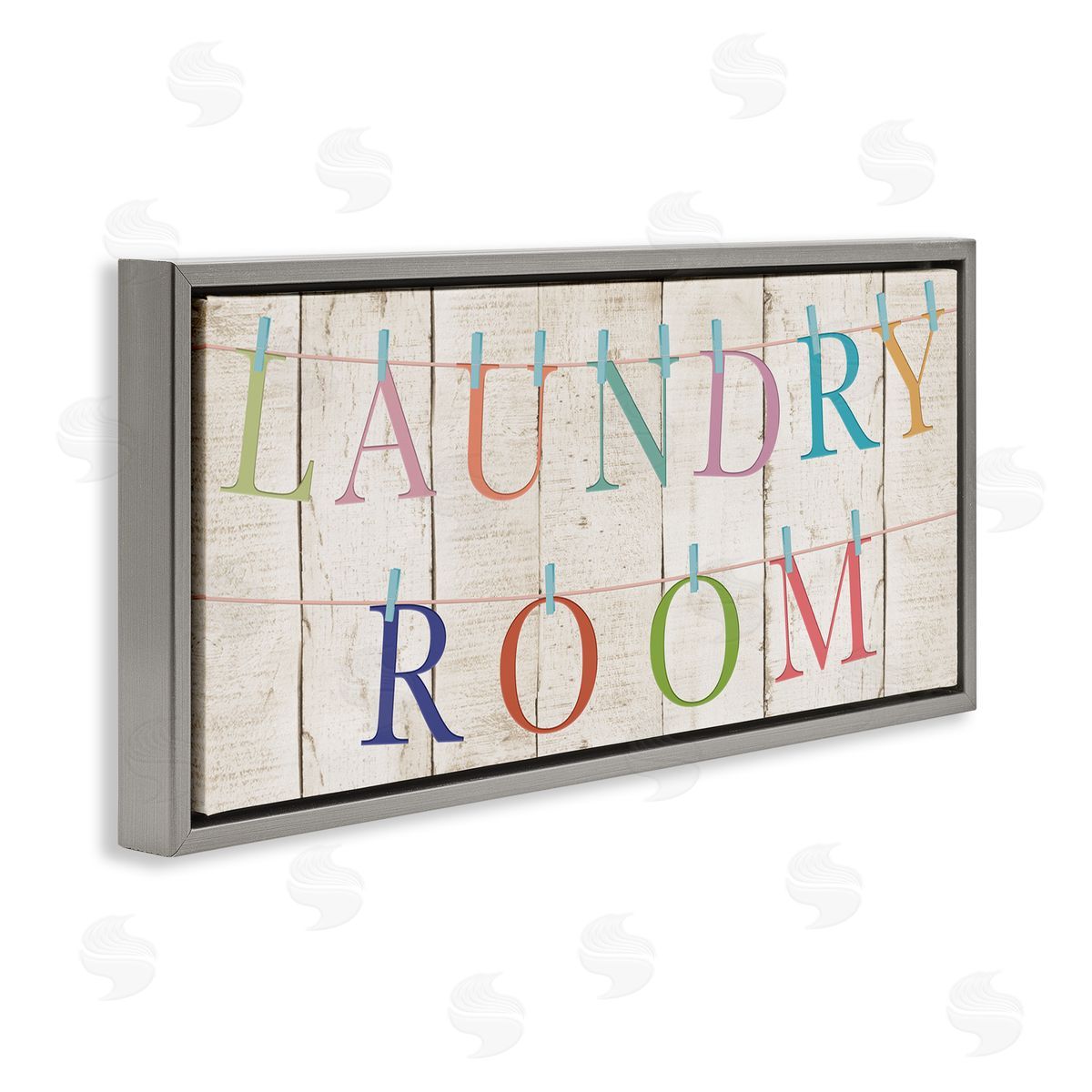 CAD Designs Laundry Room Clothespin Plank Pattern
