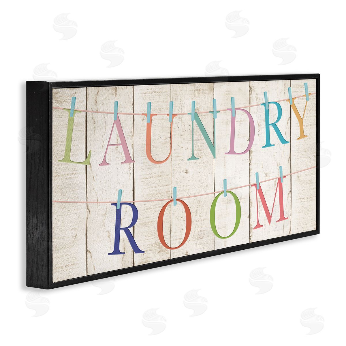 CAD Designs Laundry Room Clothespin Plank Pattern