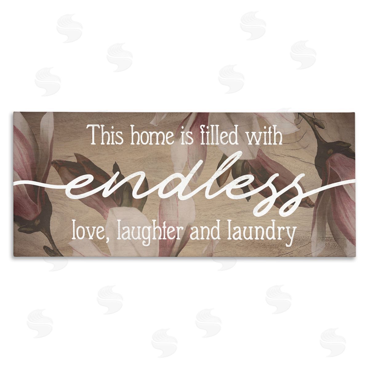 Stupell Studio Endless Love Laughter Laundry Phrase
