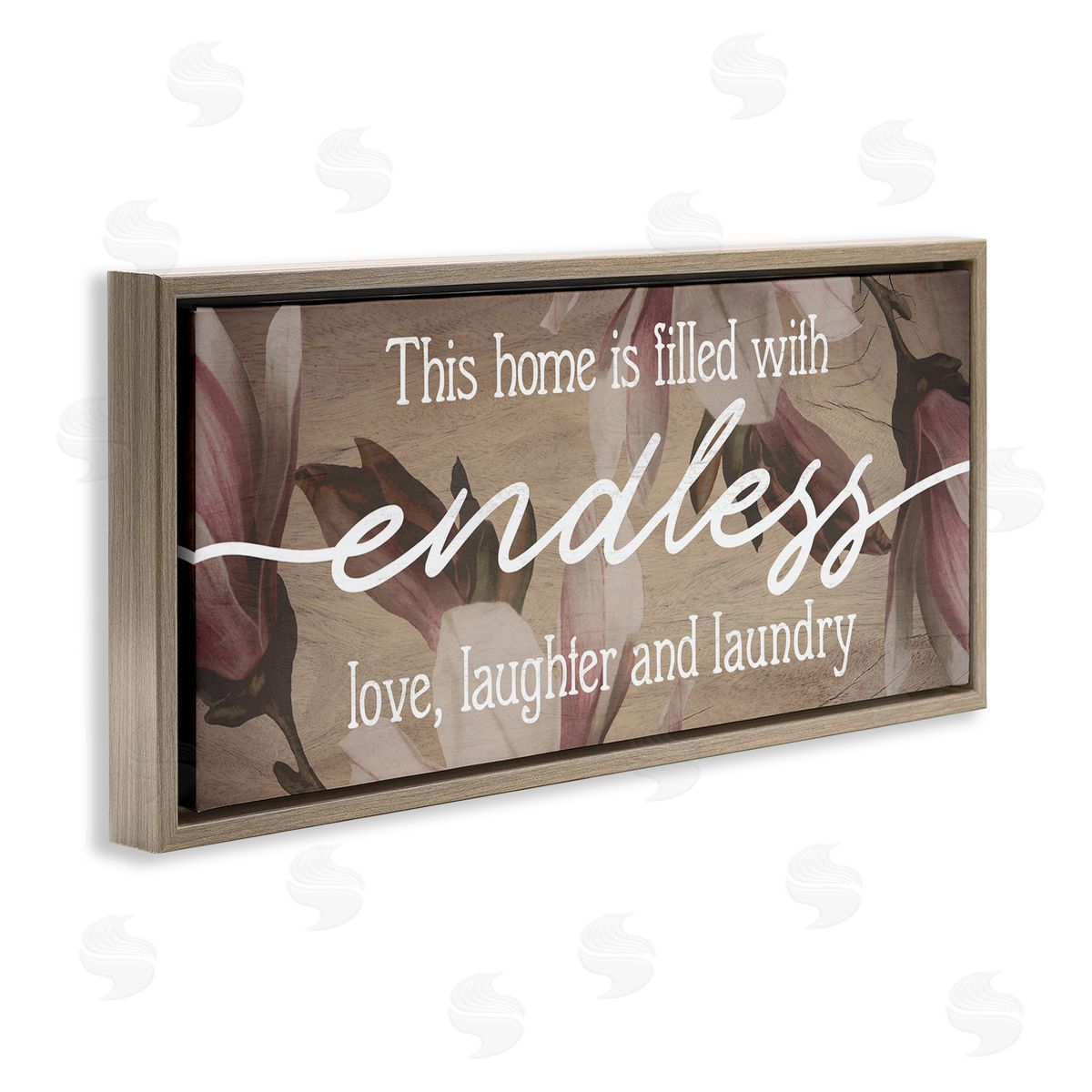 Stupell Studio Endless Love Laughter Laundry Phrase