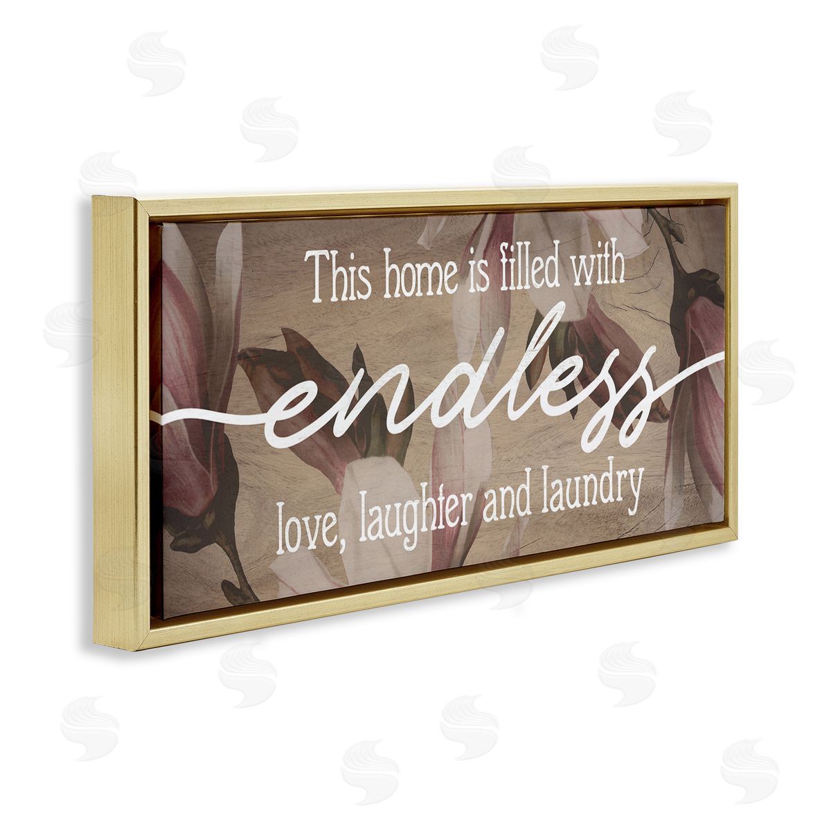 Stupell Studio Endless Love Laughter Laundry Phrase
